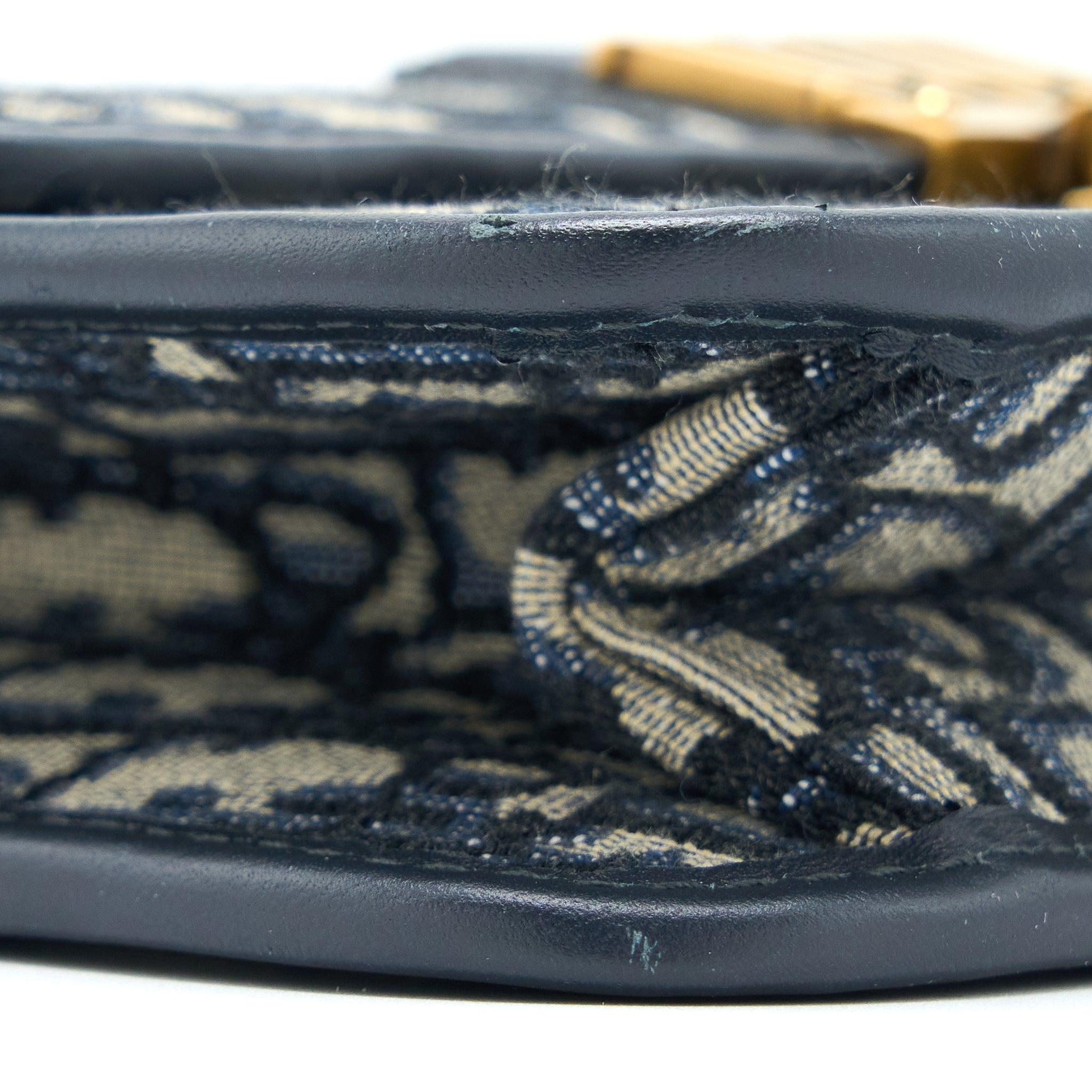 DIOR ADDICT FLAP BAG BLUE DIOR OBLIQUE JACQUARD GHW