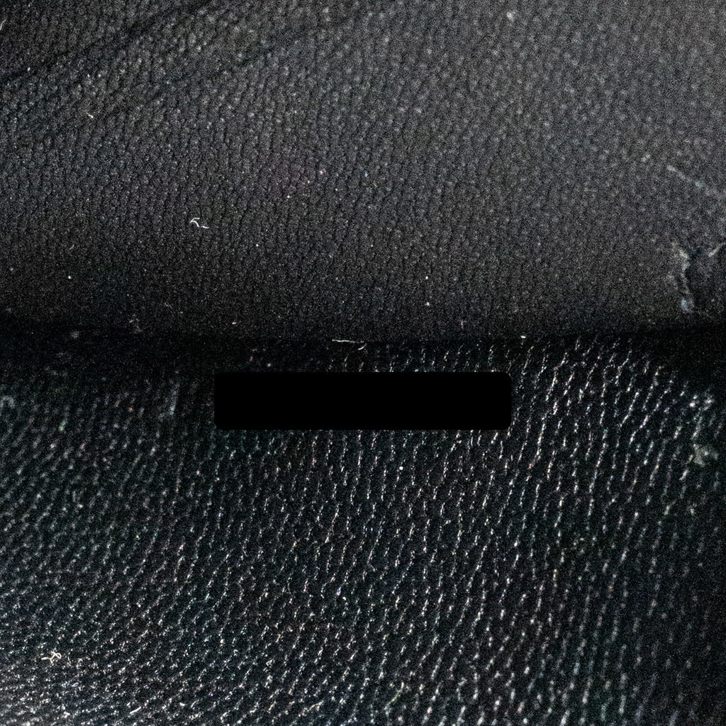 HERMES KELLY TO GO LIZARD NILOTICUS LISSE BLACK GHW