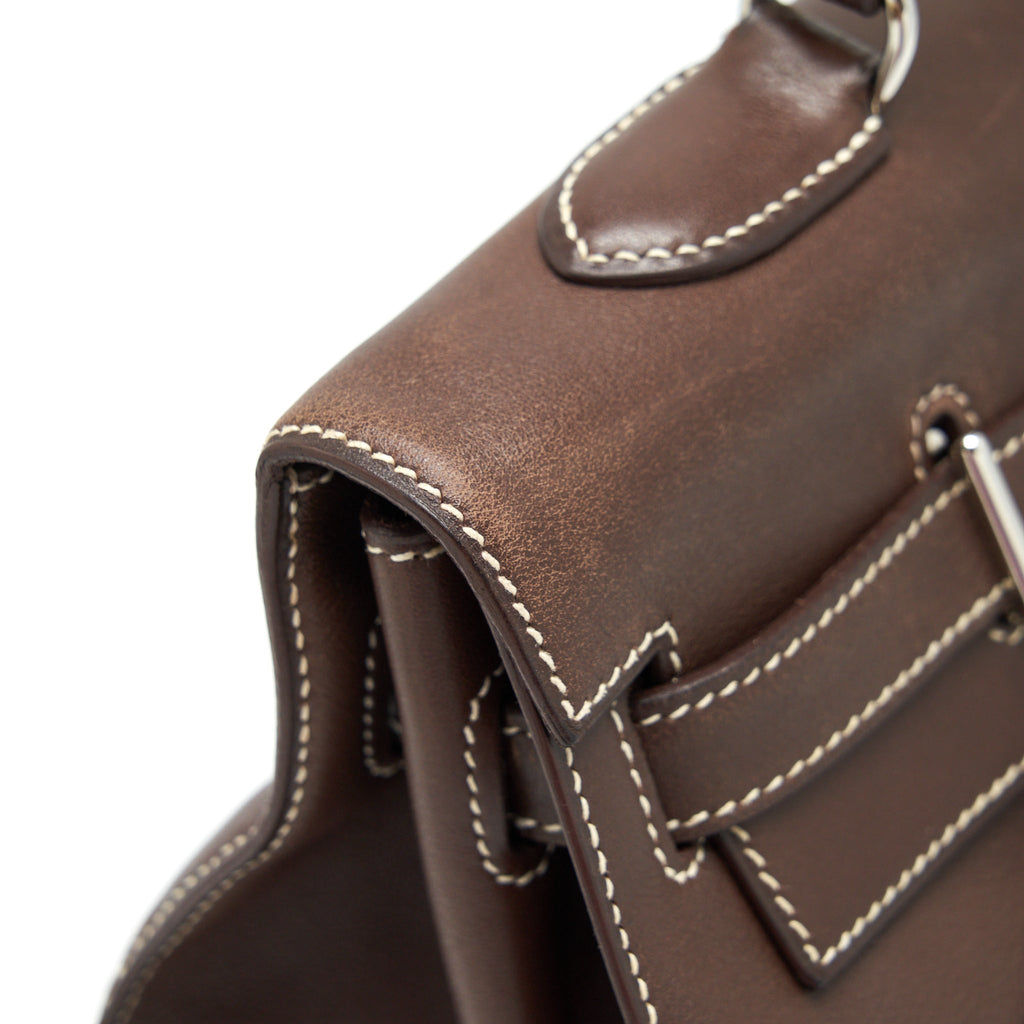 HERMES KELLY FLAT BAG SWIFT LEATHER