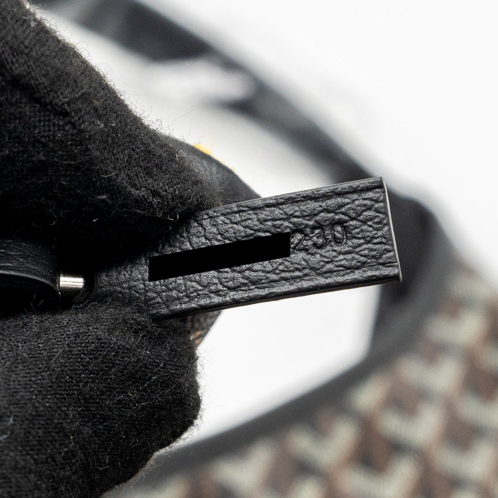 GOYARD BOHEME HOBO BAG GOYARDLINE CANVAS BLACK SHW