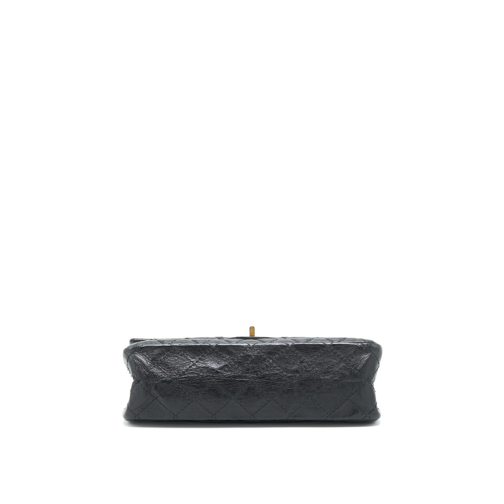 CHANEL SMALL REISSUE 2.55 HANDBAG BLACK GHW