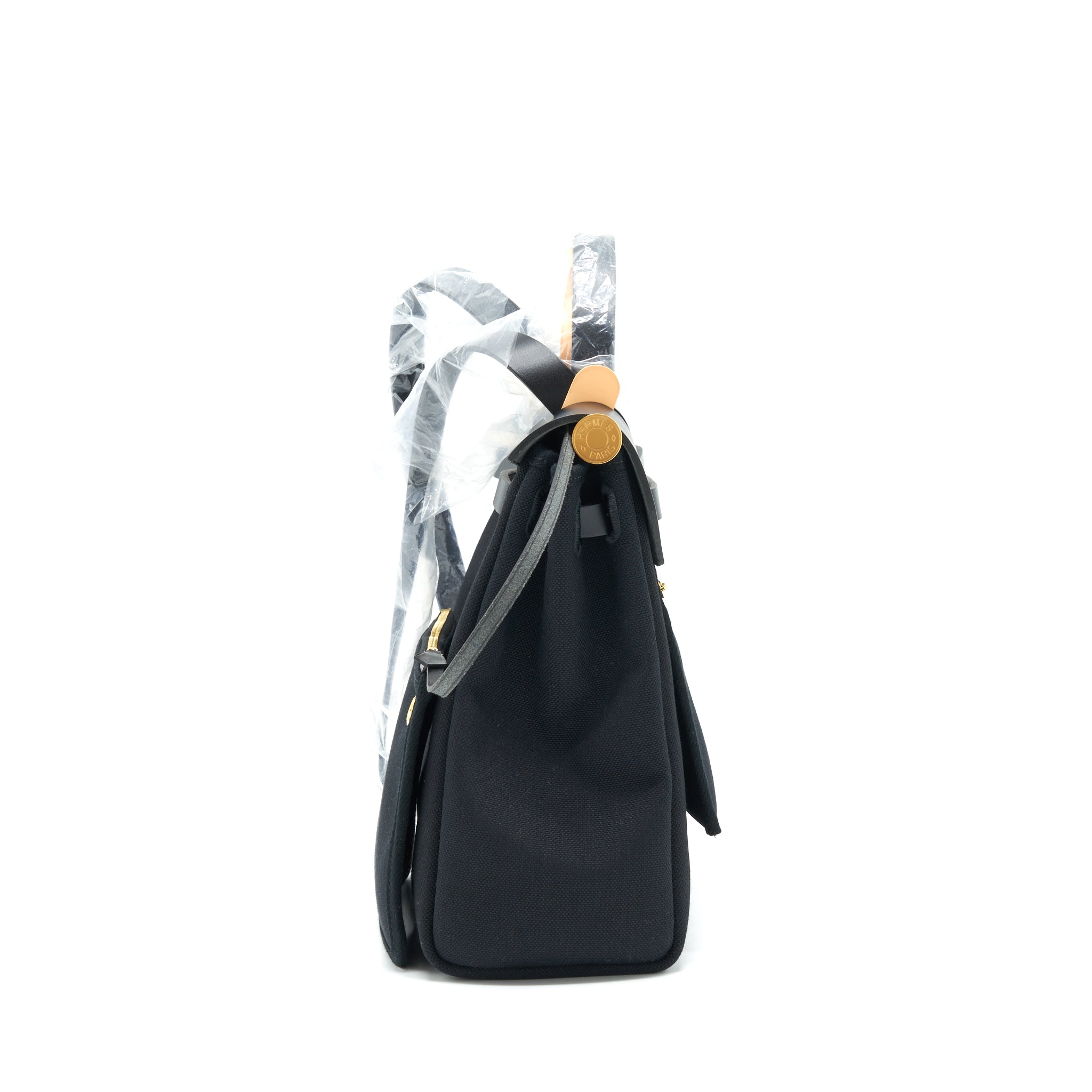 HERMES HERBAG ZIP 31 BAG BLACK GHW