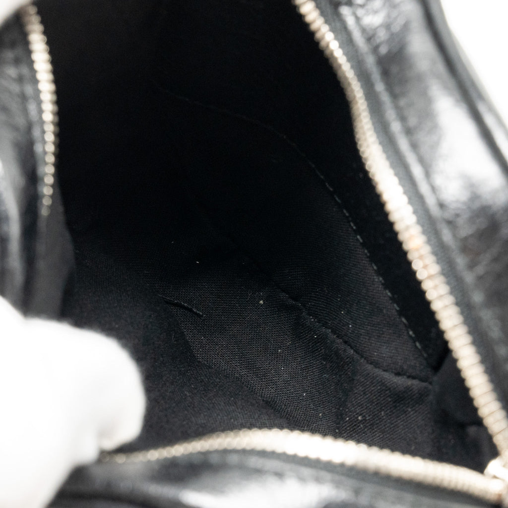 BALENCIAGA LE CAGOLE HEART MINI BAG LAMBSKIN BLACK SHW