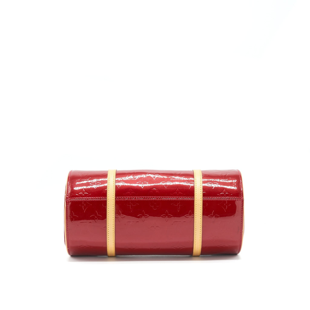 LOUIS VUITTON VINTAGE VERNIS PAPILLON BAG RED
