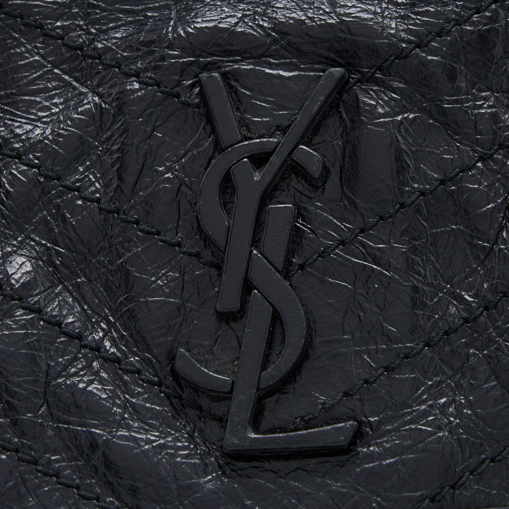SAINT LAURENT/YSL MEDIUM NIKI BAG CALFSKIN BLACK SHW