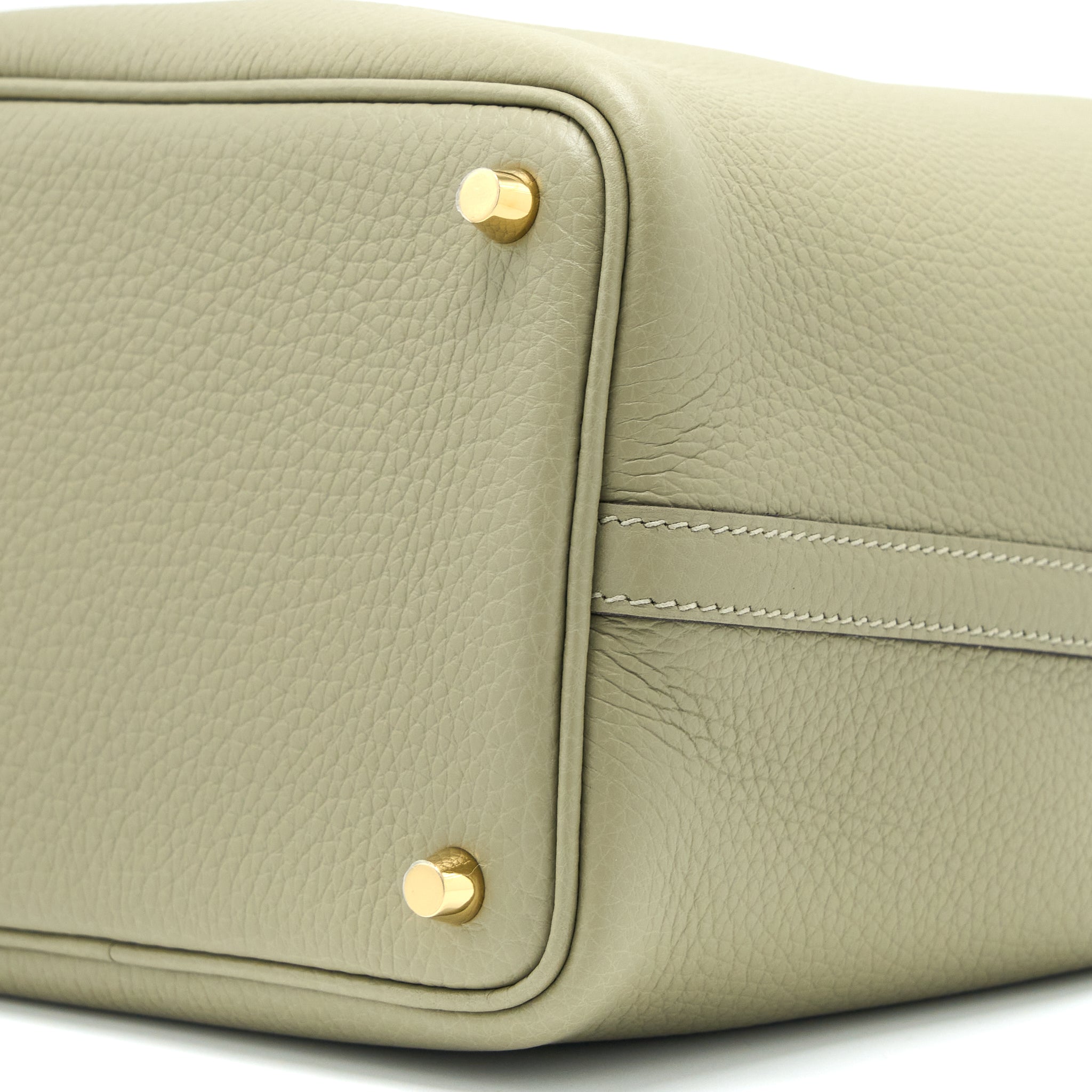 HERMES PICOTIN 18 LOCK BAG CLEMENCE SAUGE GHW