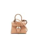 DELVAUX MINI BRILLIANT BAG GRAINED CALFSKIN BEIGE GHW
