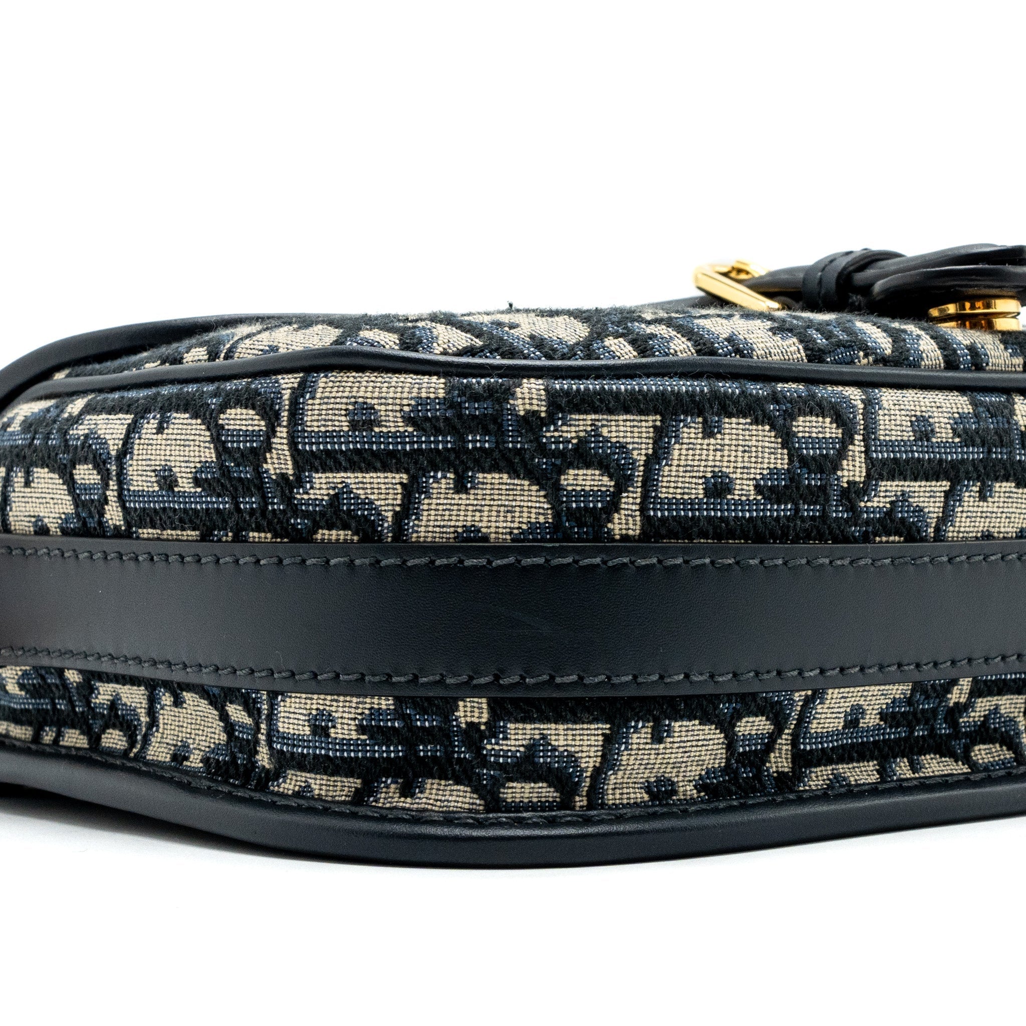 DIOR BOBBY BAG BLUE DIOR OBLIQUE JACQUARD GHW
