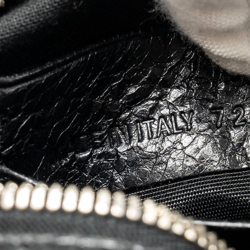 BALENCIAGA LE CAGOLE HEART MINI BAG LAMBSKIN BLACK SHW