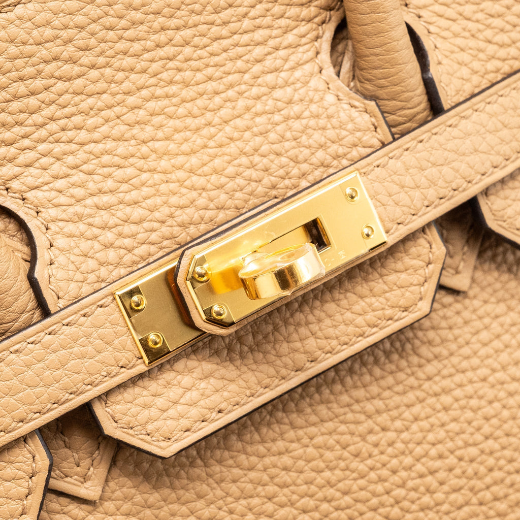 HERMES BIRKIN 25 TOGO 0M CHAI GHW