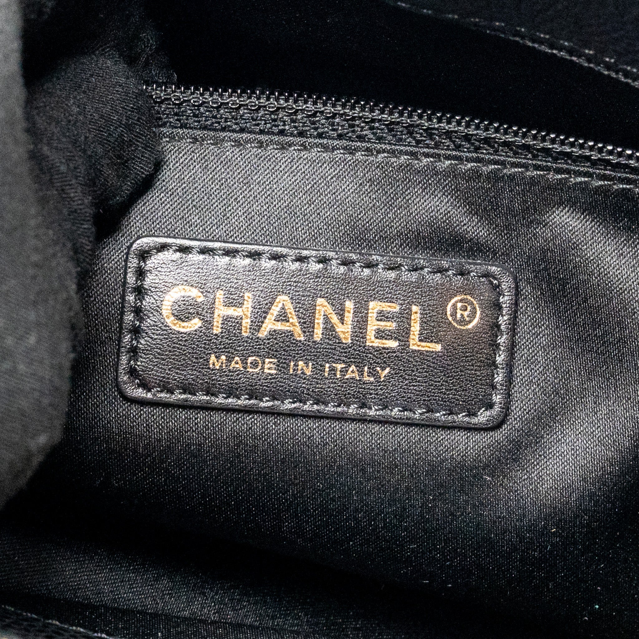 CHANEL GRAND SHOPPING TOTE BAG CAVIAR BLACK GHW