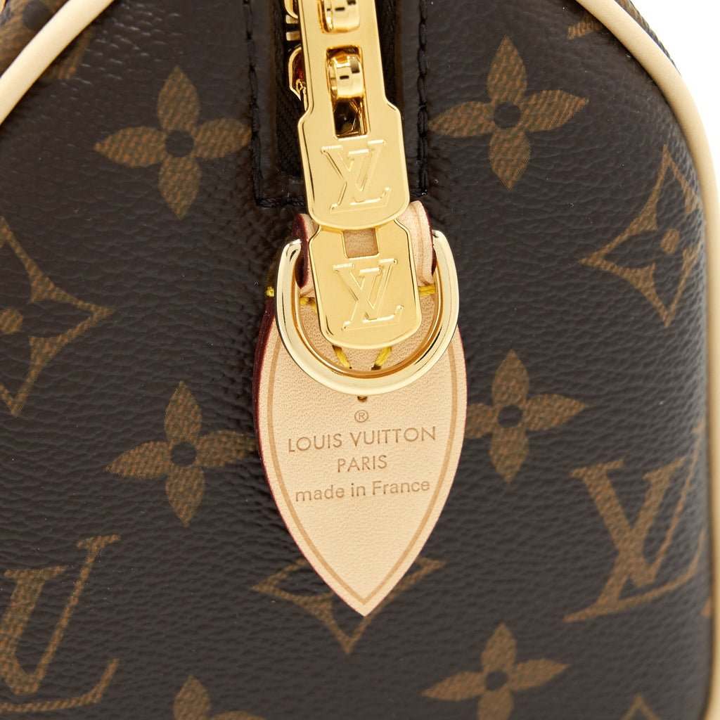 LOUIS VUITTON SPEEDY BANDOULIERE 20 MONOGRAM CANVAS/BLACK MULTICOLOUR STRAP