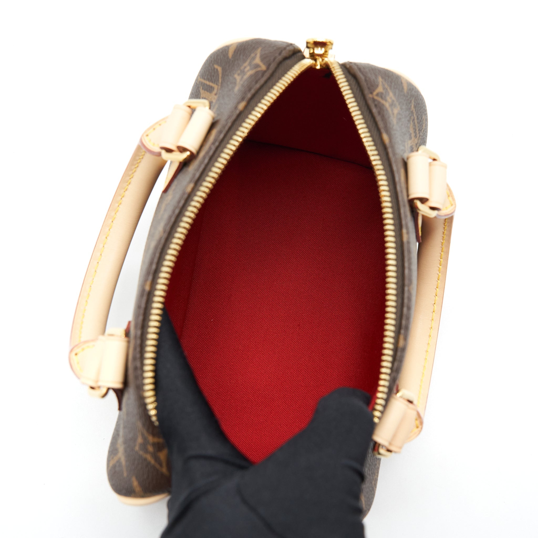 LOUIS VUITTON SPEEDY BANDOULIERE 20 MONOGRAM CANVAS/BLACK MULTICOLOUR STRAP