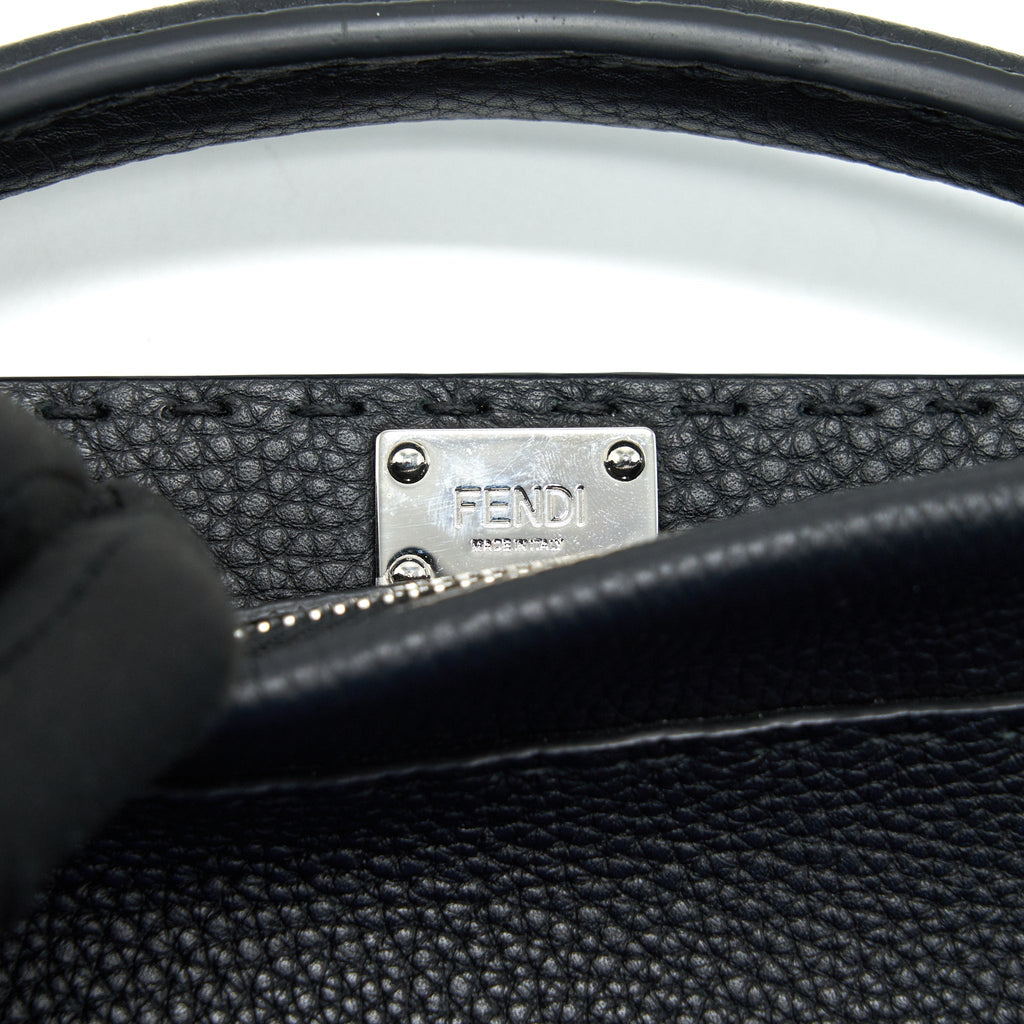 FENDI PEEKABOO ICONIC FIT MINI BLACK WITH SHW