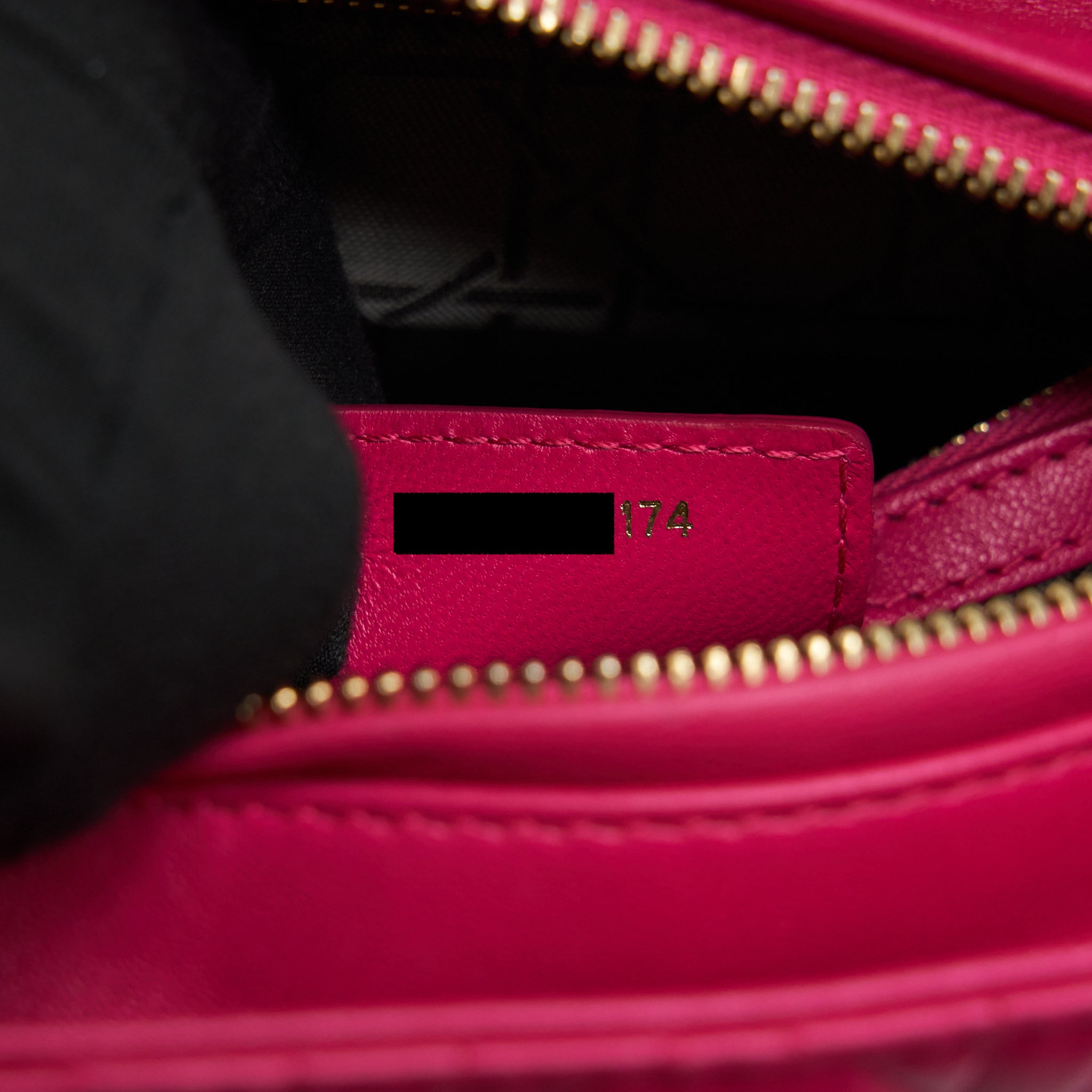 DIOR LADY DIOR MEDIUM LAMBSKIN PINK GHW