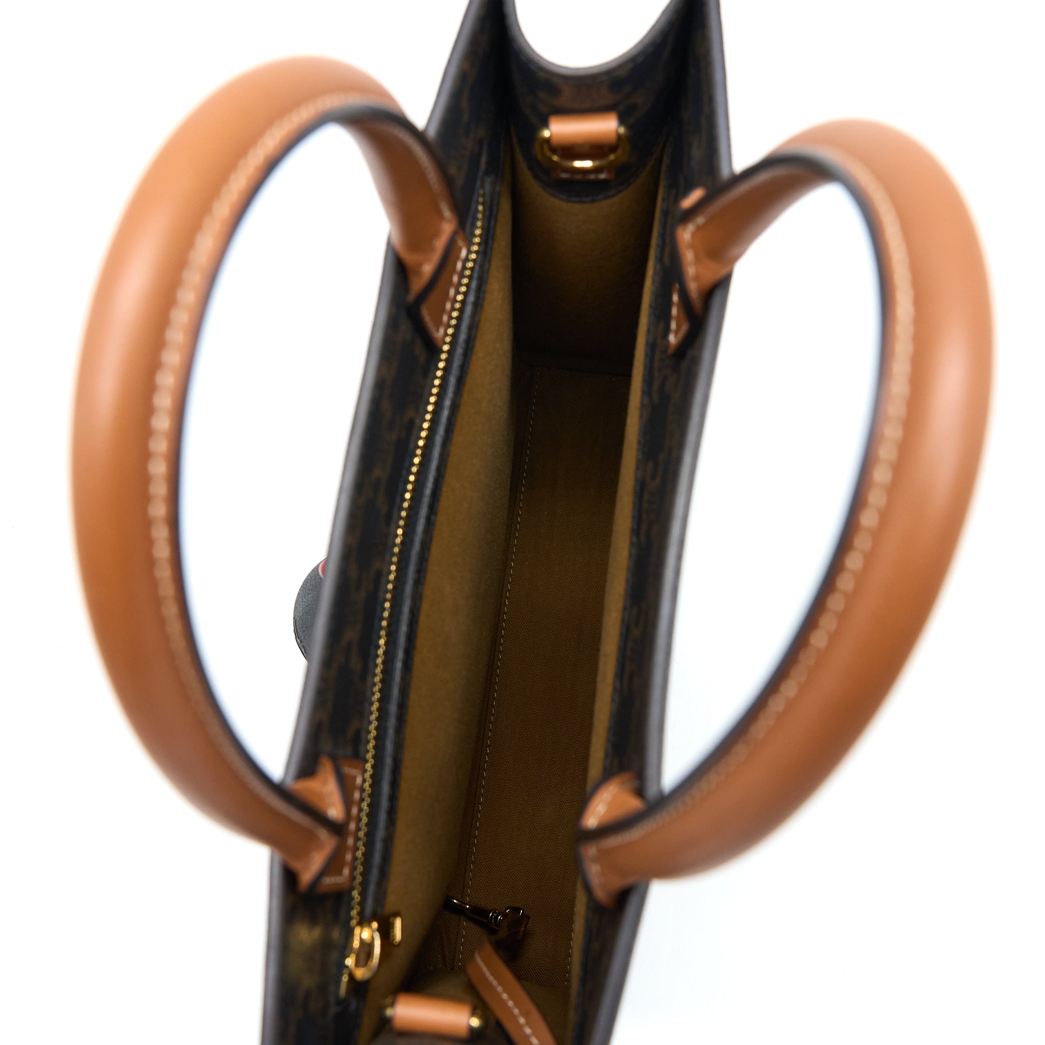 CELINE VERTICAL CABAS TRIOMPHE CANVAS GHW