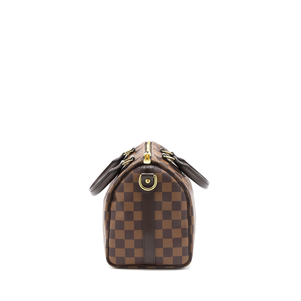 LOUIS VUITTON SPEEDY BANDOULIERE 25 DAMIER EBENE CANVAS GHW