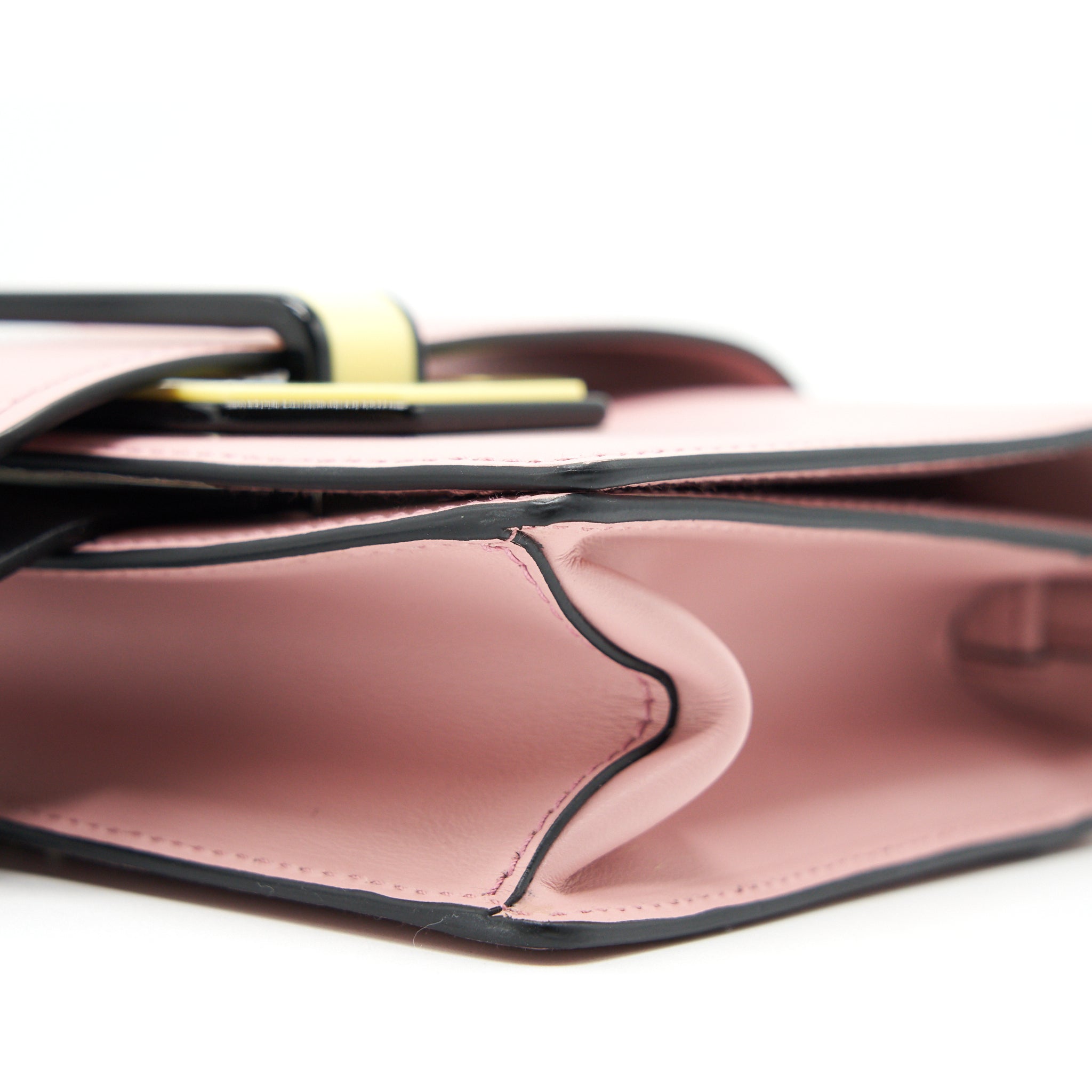 PRADA PLEX RIBBON BAG WITH CITY CALFSKIN PINK