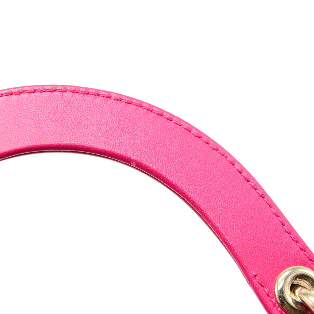 DIOR LADY DIOR MEDIUM LAMBSKIN PINK GHW