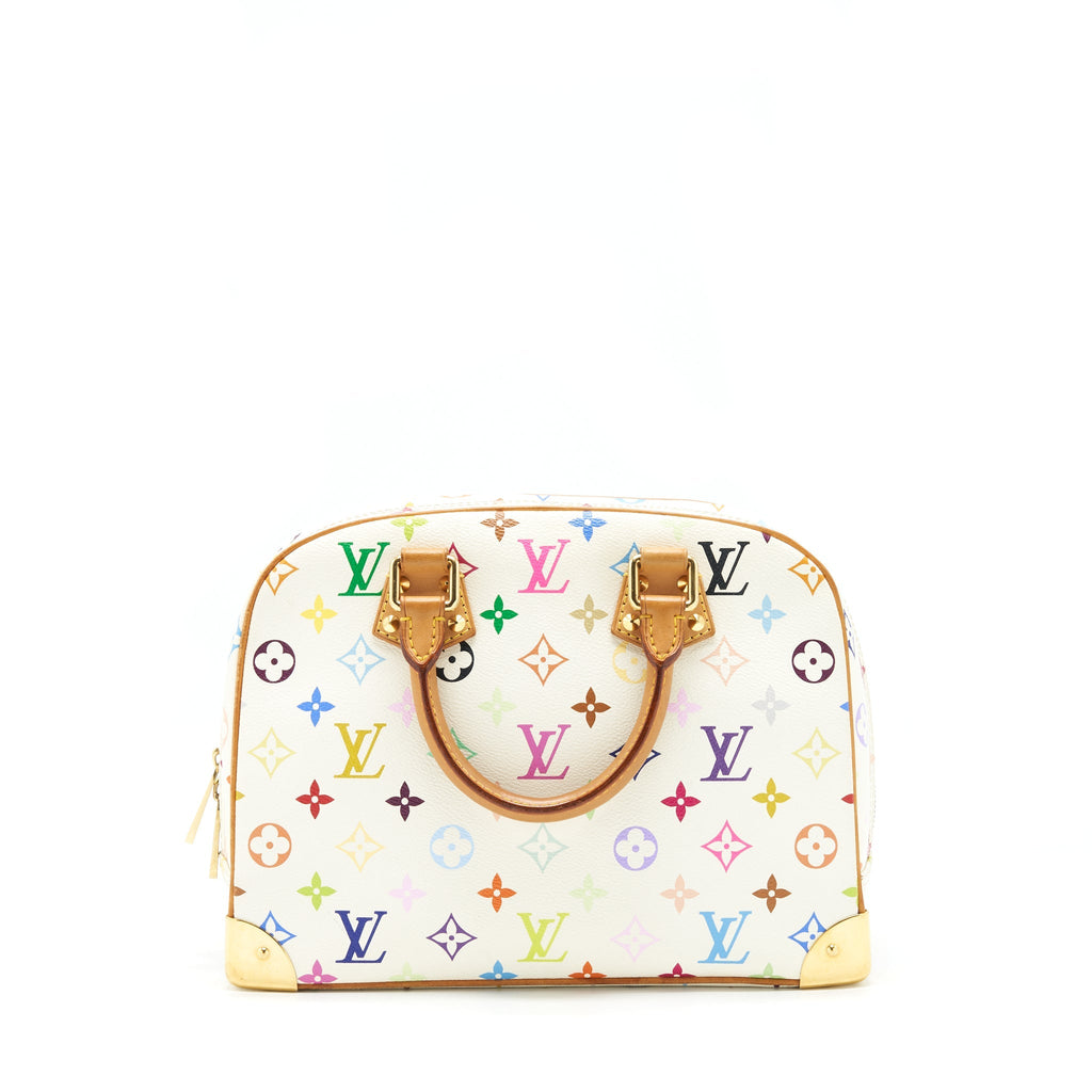 LOUIS VUITTON VINTAGE BOWLING BAG WHITE/ MULTICOLOURED
