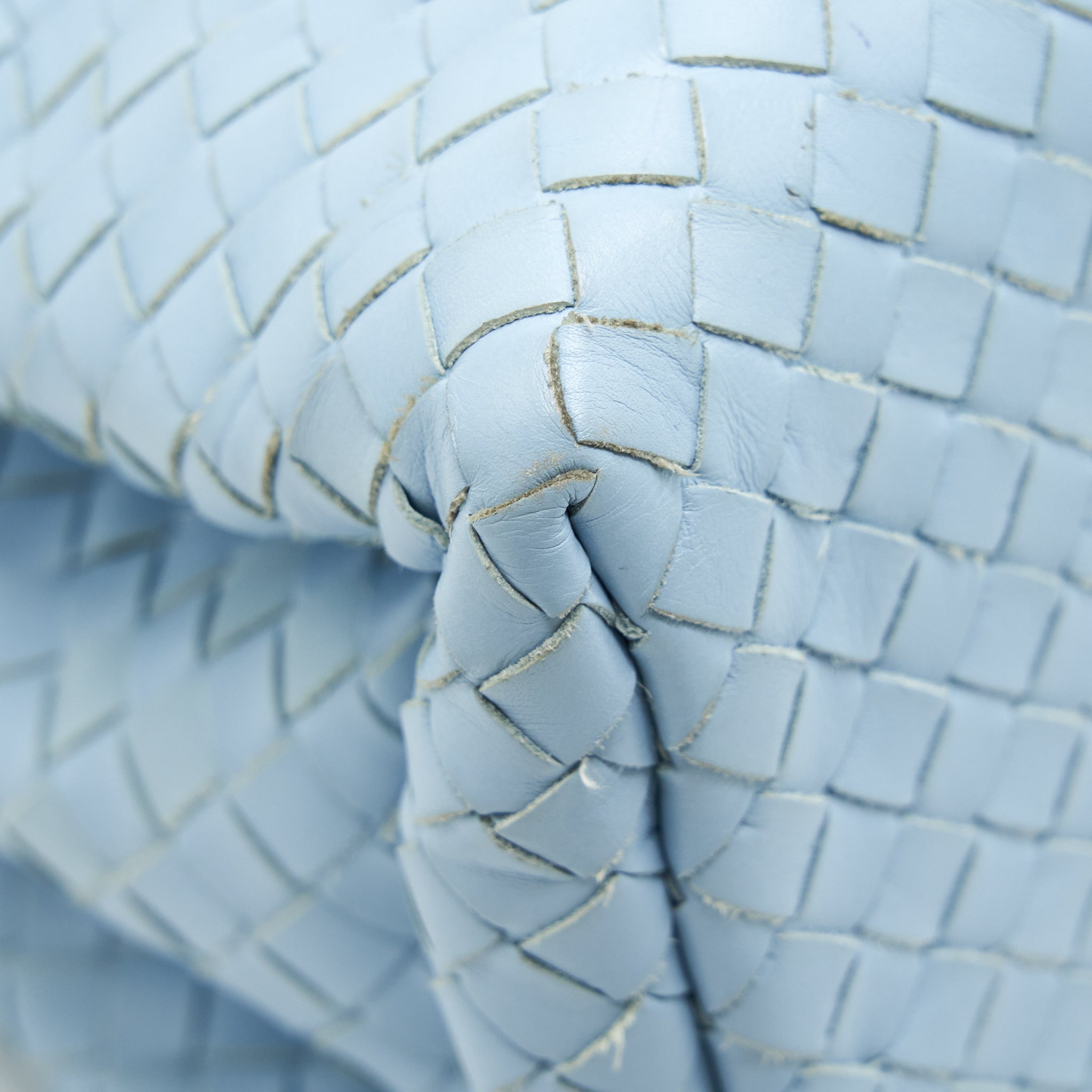 BOTTEGA VENETA ROMA TOTE BAG LAMBSKIN LIGHT BLUE