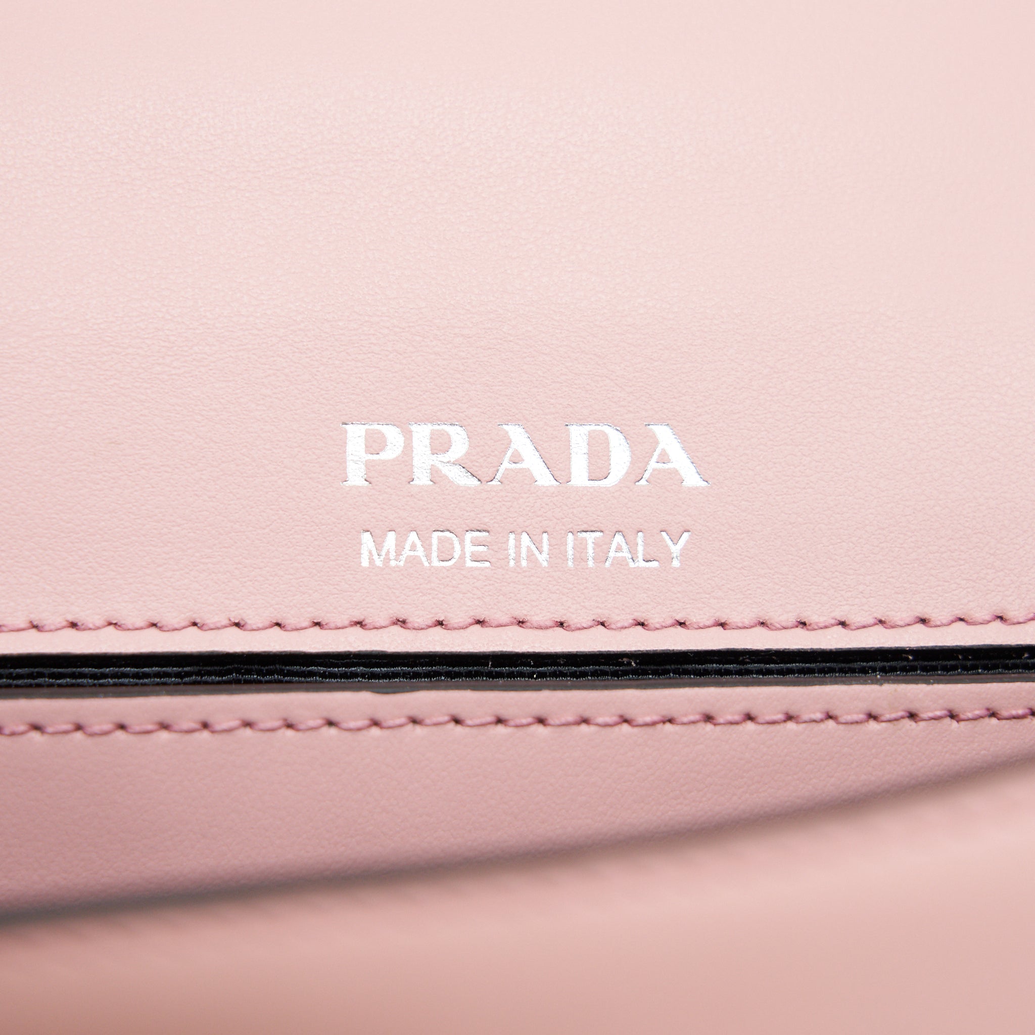 PRADA PLEX RIBBON BAG WITH CITY CALFSKIN PINK