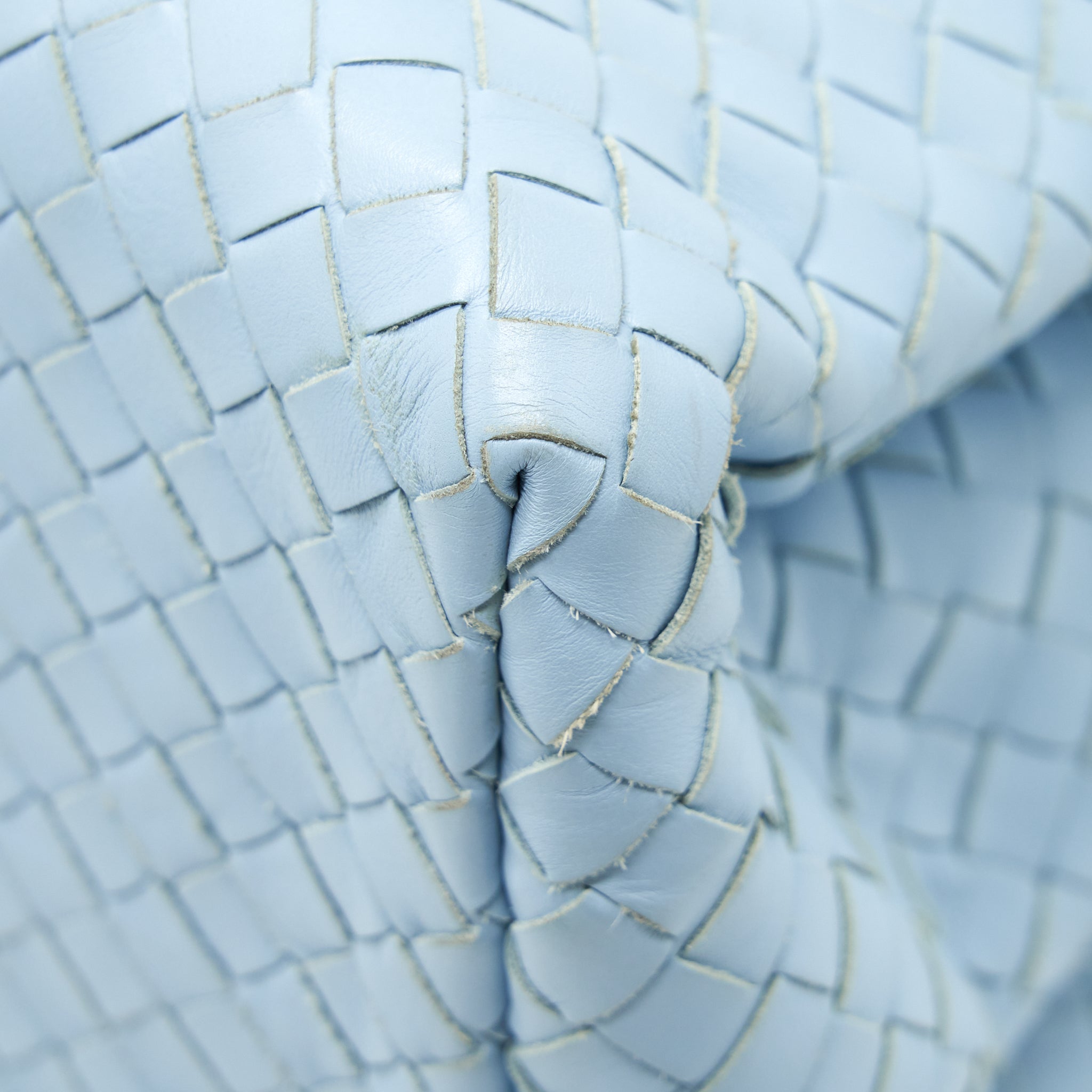 BOTTEGA VENETA ROMA TOTE BAG LAMBSKIN LIGHT BLUE