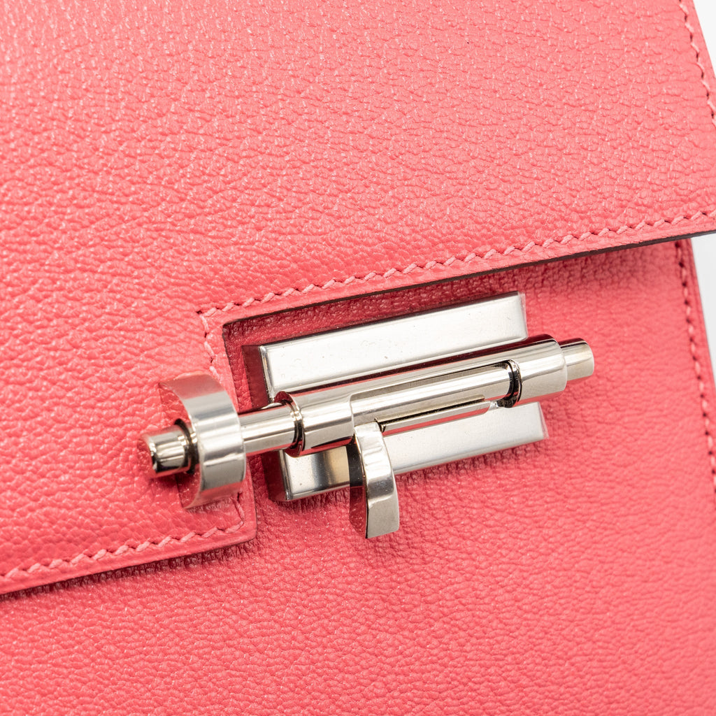 HERMES MINI VERROU CHÈVRE MYSORE ROSE LIPSTICK SHW STMAP C