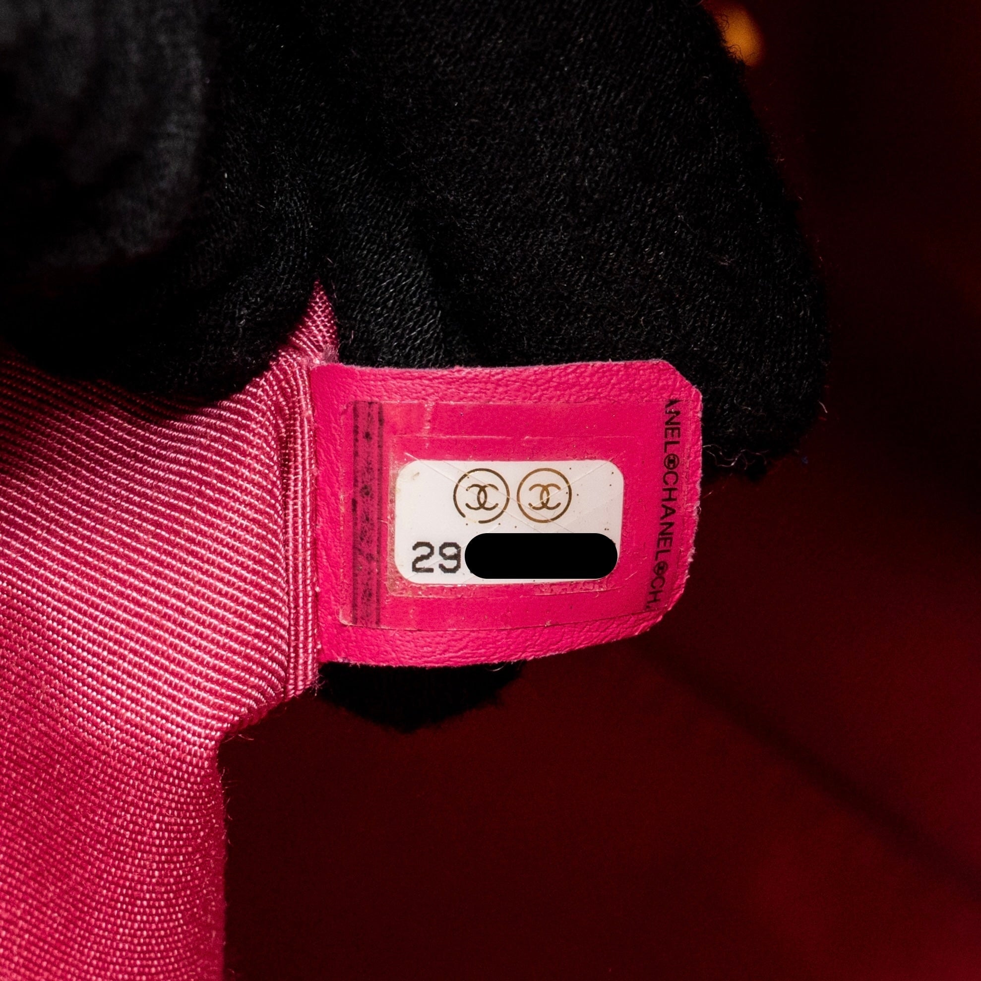 CHANEL LETTER LOGO ZIPPED SHOPPING BAG TWEED PINK GHW