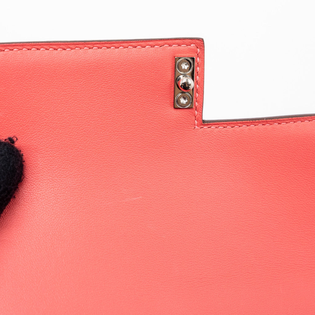 HERMES MINI VERROU CHÈVRE MYSORE ROSE LIPSTICK SHW STMAP C