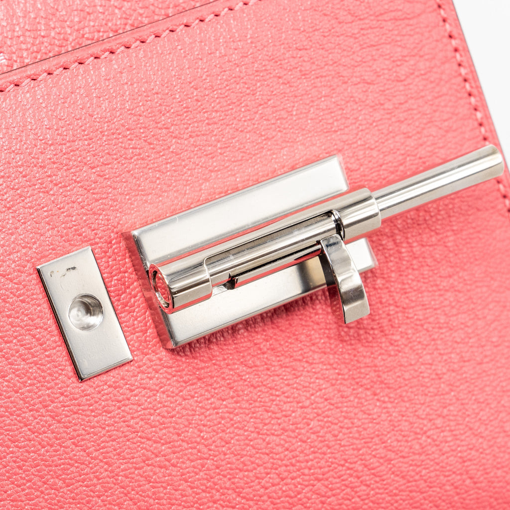 HERMES MINI VERROU CHÈVRE MYSORE ROSE LIPSTICK SHW STMAP C