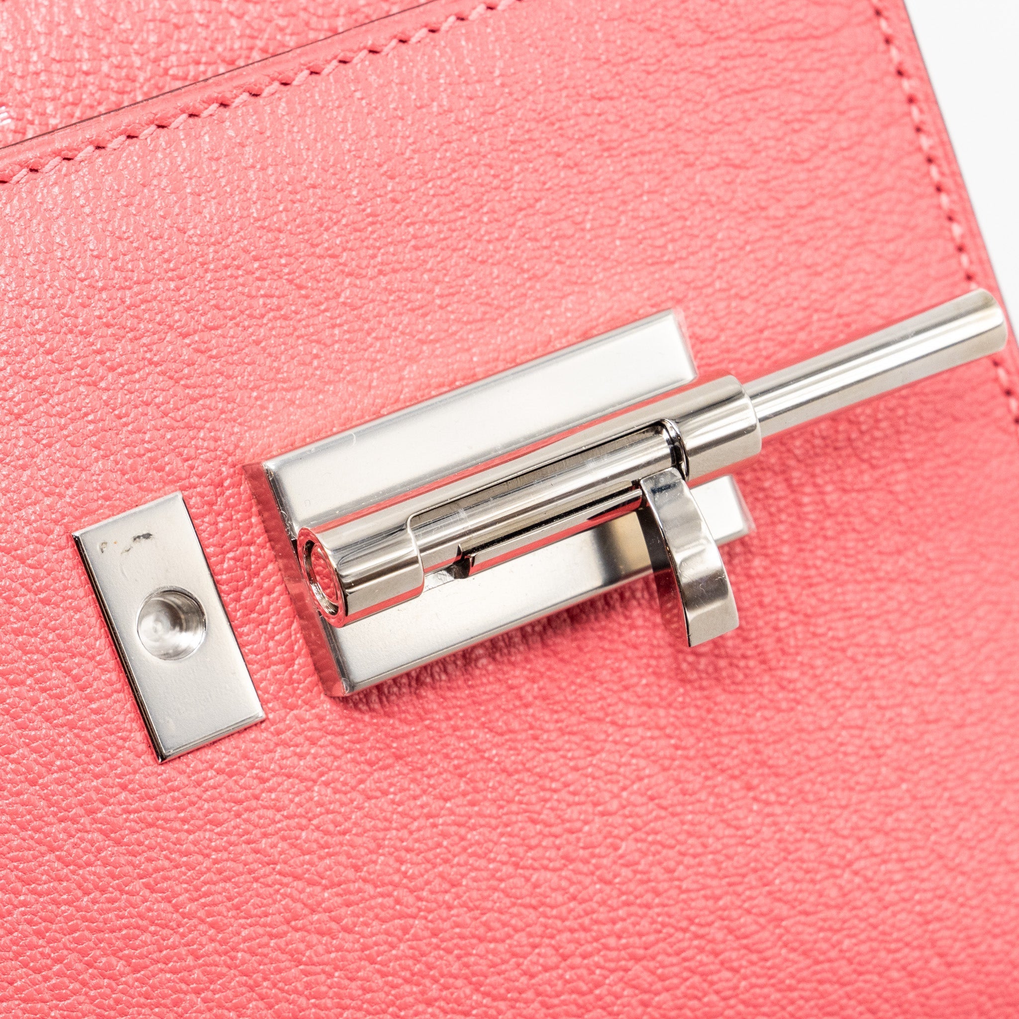 HERMES MINI VERROU CHÈVRE MYSORE ROSE LIPSTICK SHW STMAP C