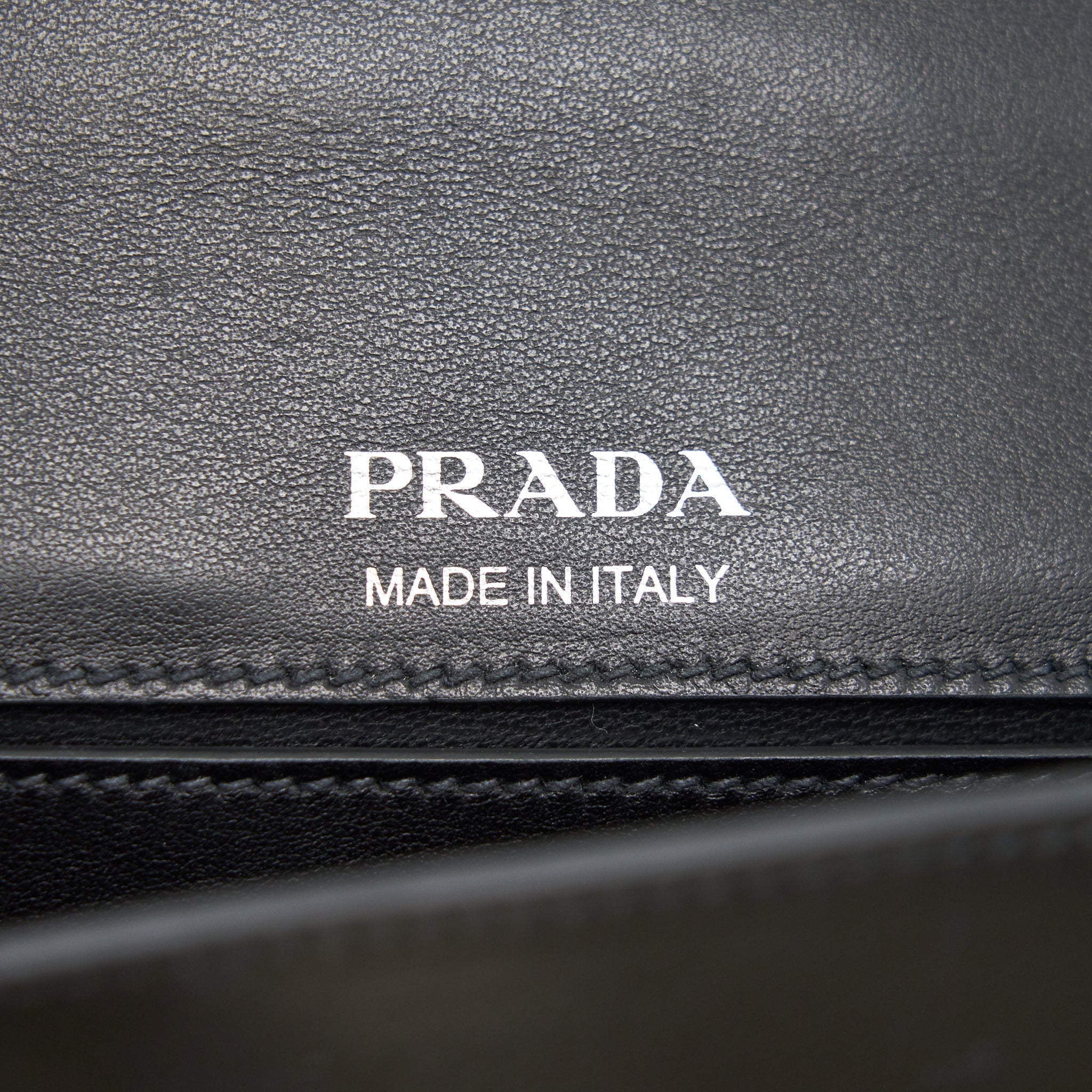PRADA PLAX JEWELS RIBBON BAG 1BD067 BLACK SHW