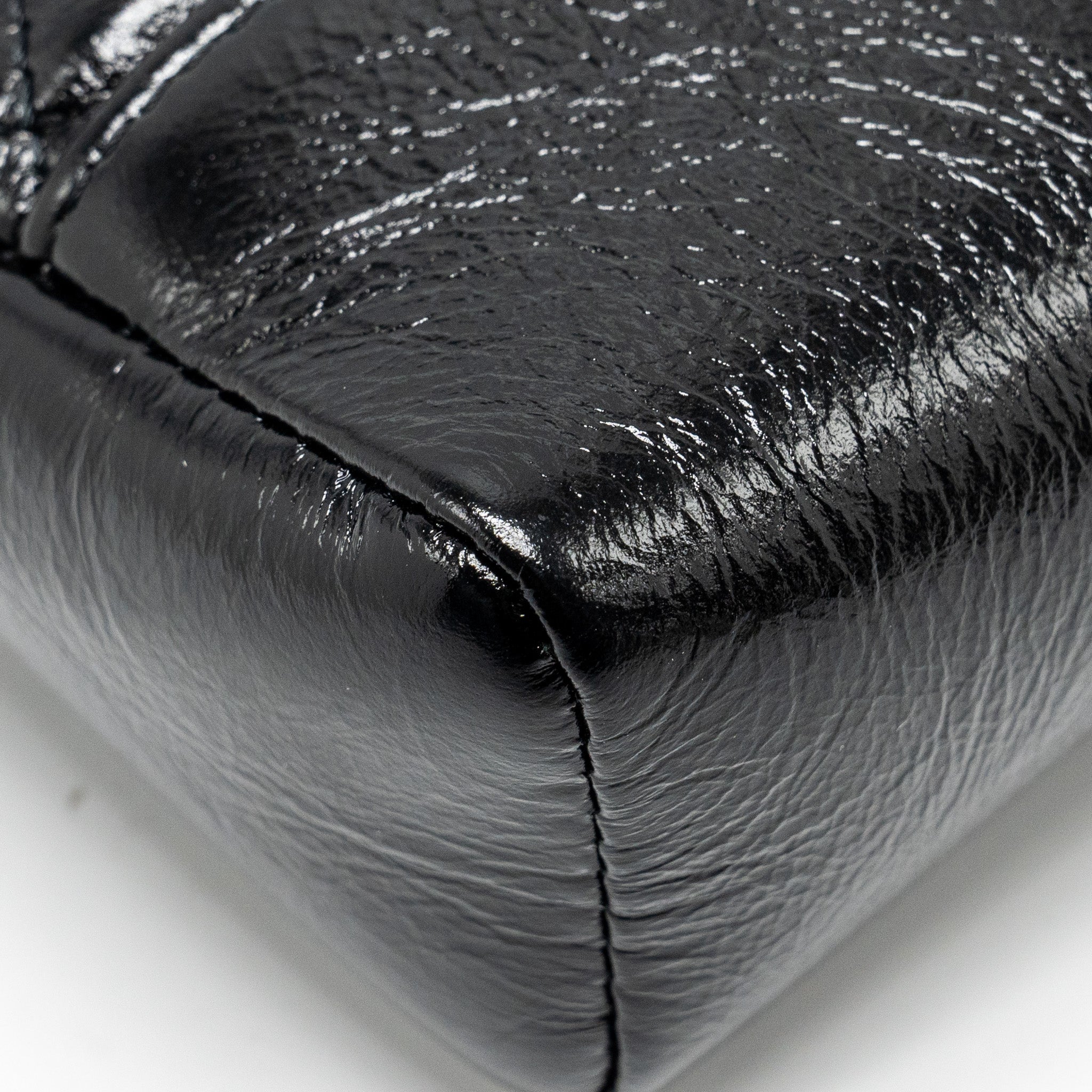 CHANEL MINI 31 BAG SHINY CALFSKIN BLACK LGHW (MICROCHIP)