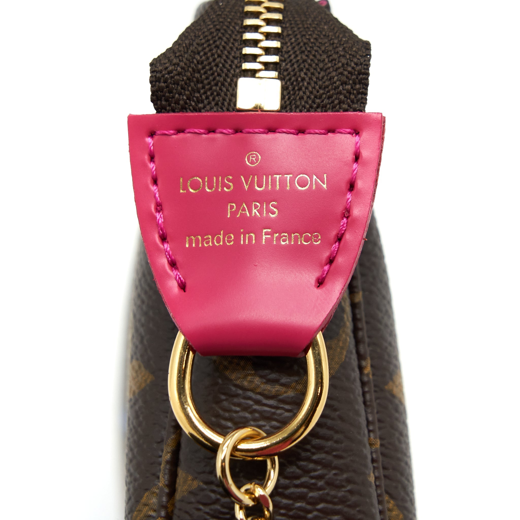LOUIS VUITTON MINI POCHETTE ACCESSORIES LIMITED EDITION MONOGRAM CANVAS GHW
