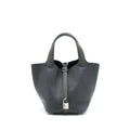 HERMES PICOTIN 18 LOCK BAG DARK GREY SHW
