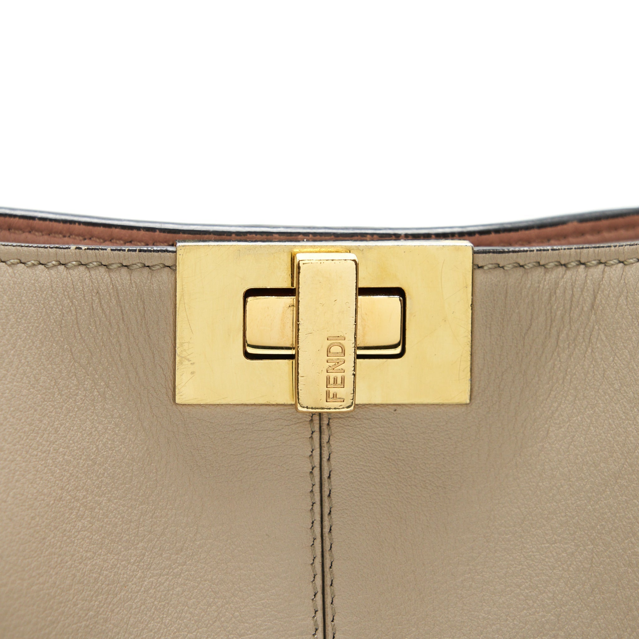 FENDI PEEKABOO ICONIC ESSENTIALLY BEIGE GHW
