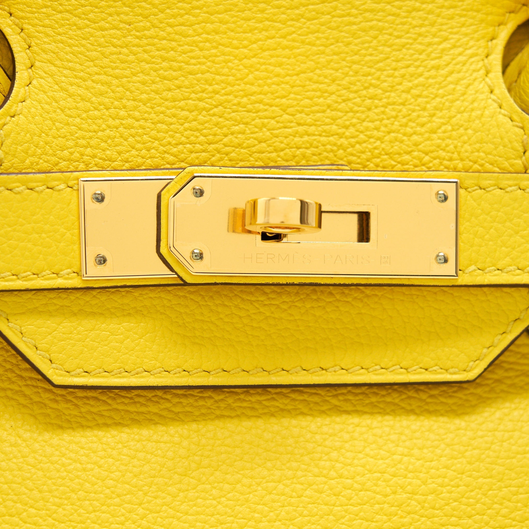 HERMES BIRKIN 30 TAURILLON NOVILLO LEATHER 9O JAUNE DE NAPLES GHW