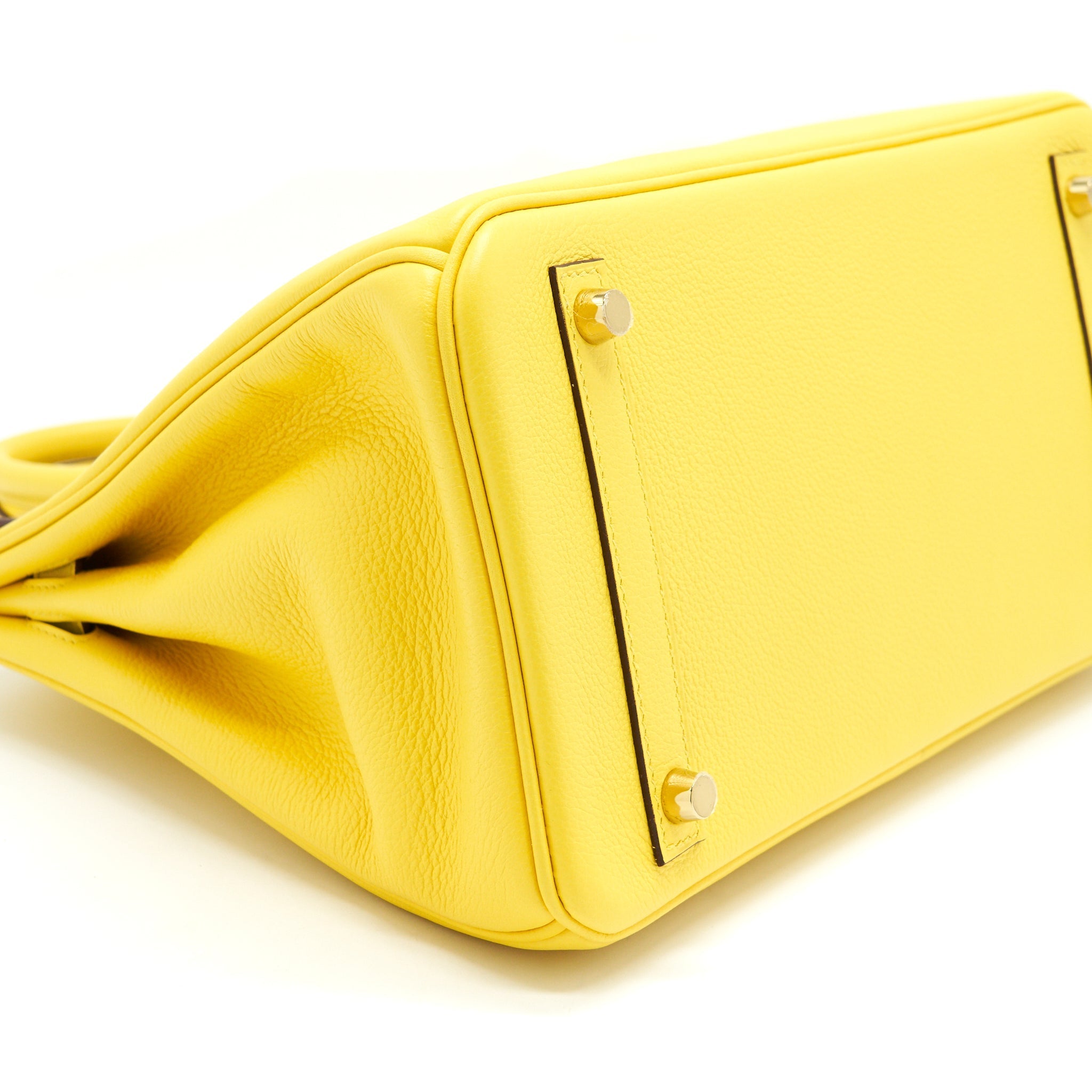 HERMES BIRKIN 30 TAURILLON NOVILLO LEATHER 9O JAUNE DE NAPLES GHW