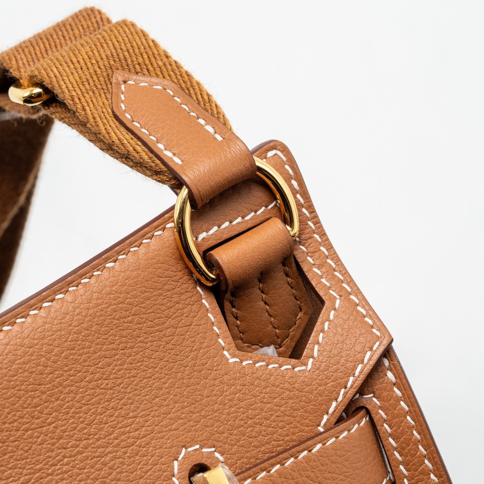 HERMES MINI JYPSIERE EVERCOLOR GOLD GHW