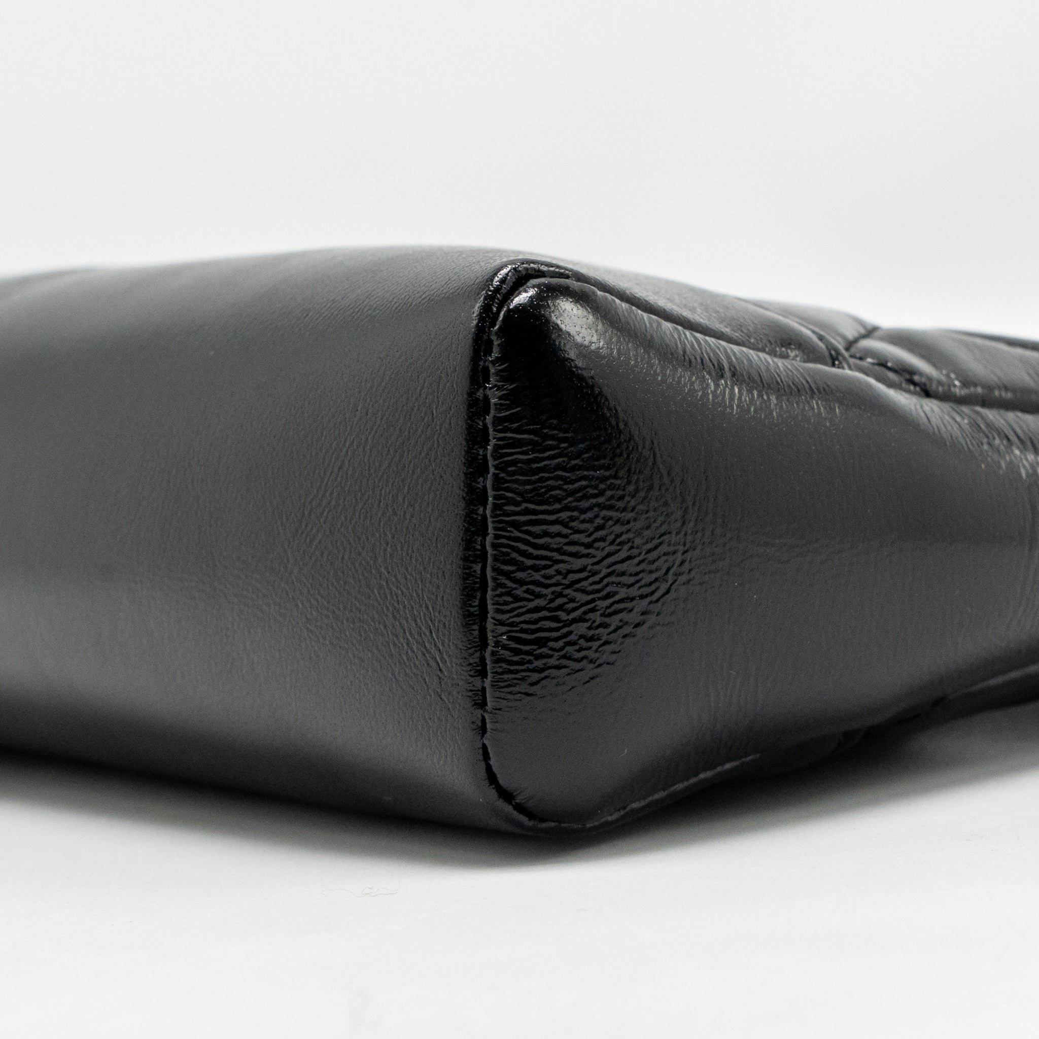 CHANEL MINI 31 BAG SHINY CALFSKIN BLACK LGHW (MICROCHIP)