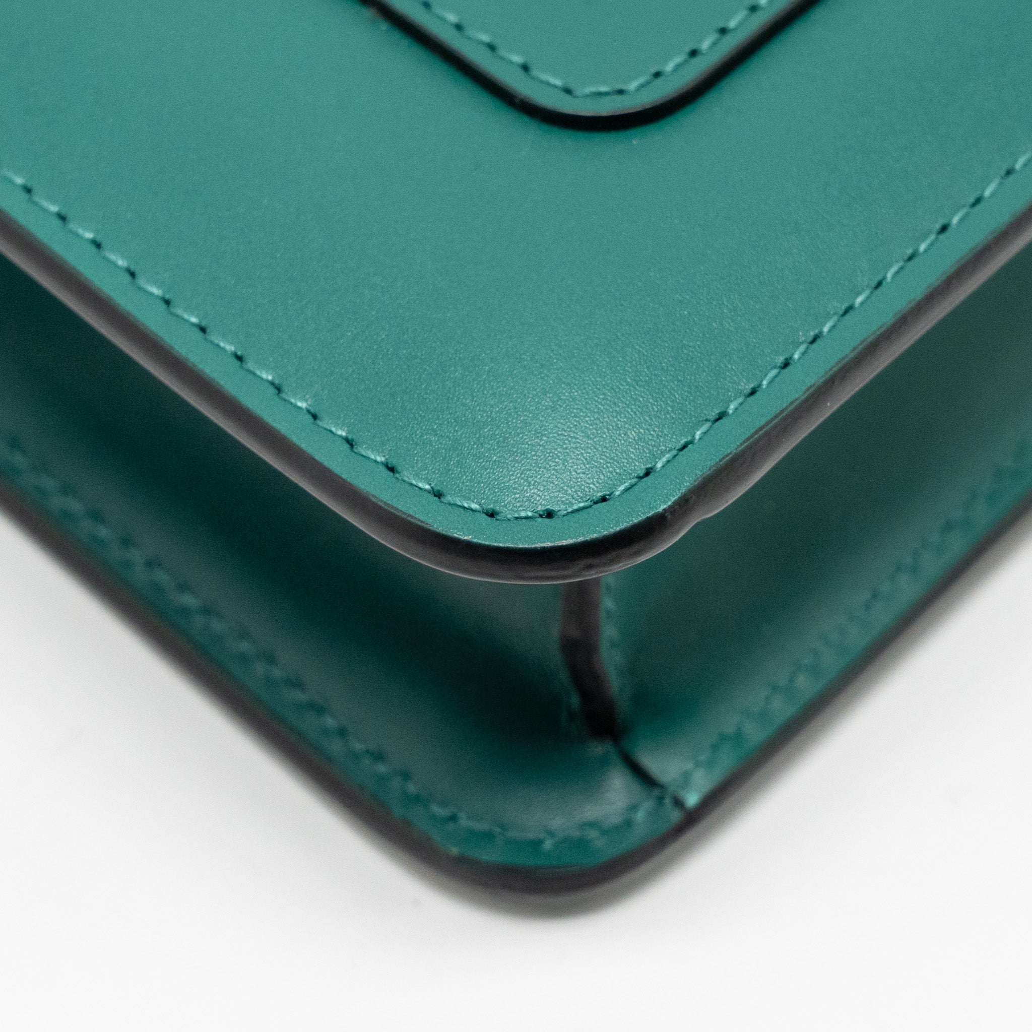 BVLGARI SERPENTI FOREVER CROSSBODY BAG CALFSKIN GREEN GHW