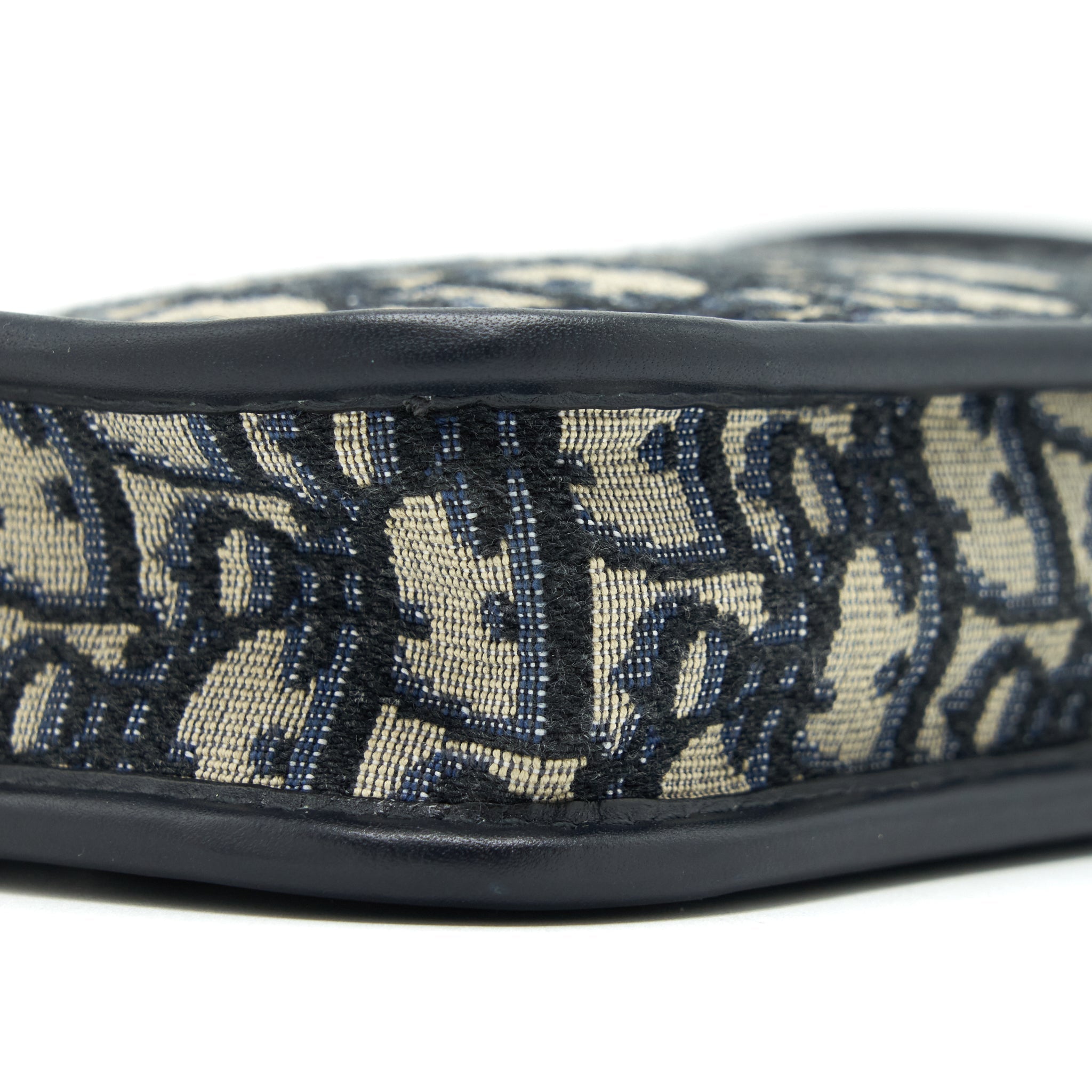 DIOR DIORQUAKE POUCH BLUE OBLIQUE CANVAS