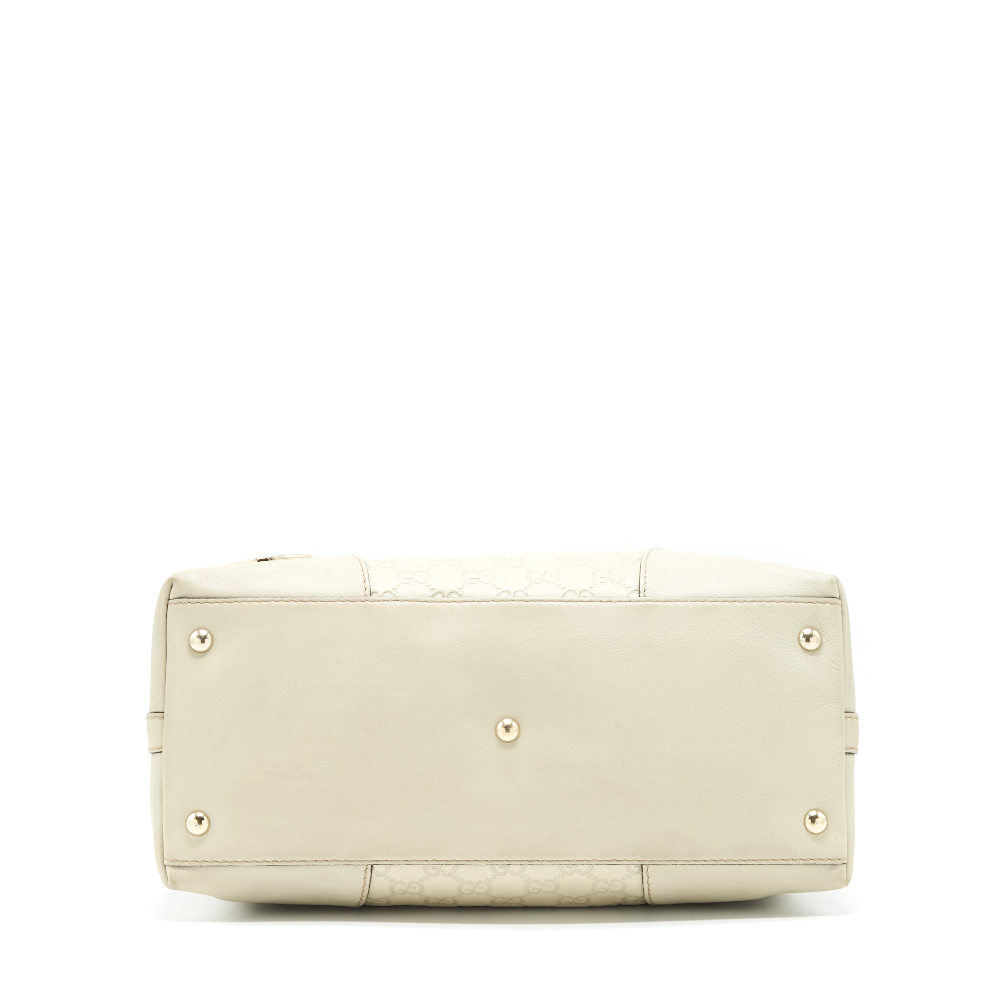 GUCCI VINTAGE SHOULDER BAG WHITE/EXTRA WALLET