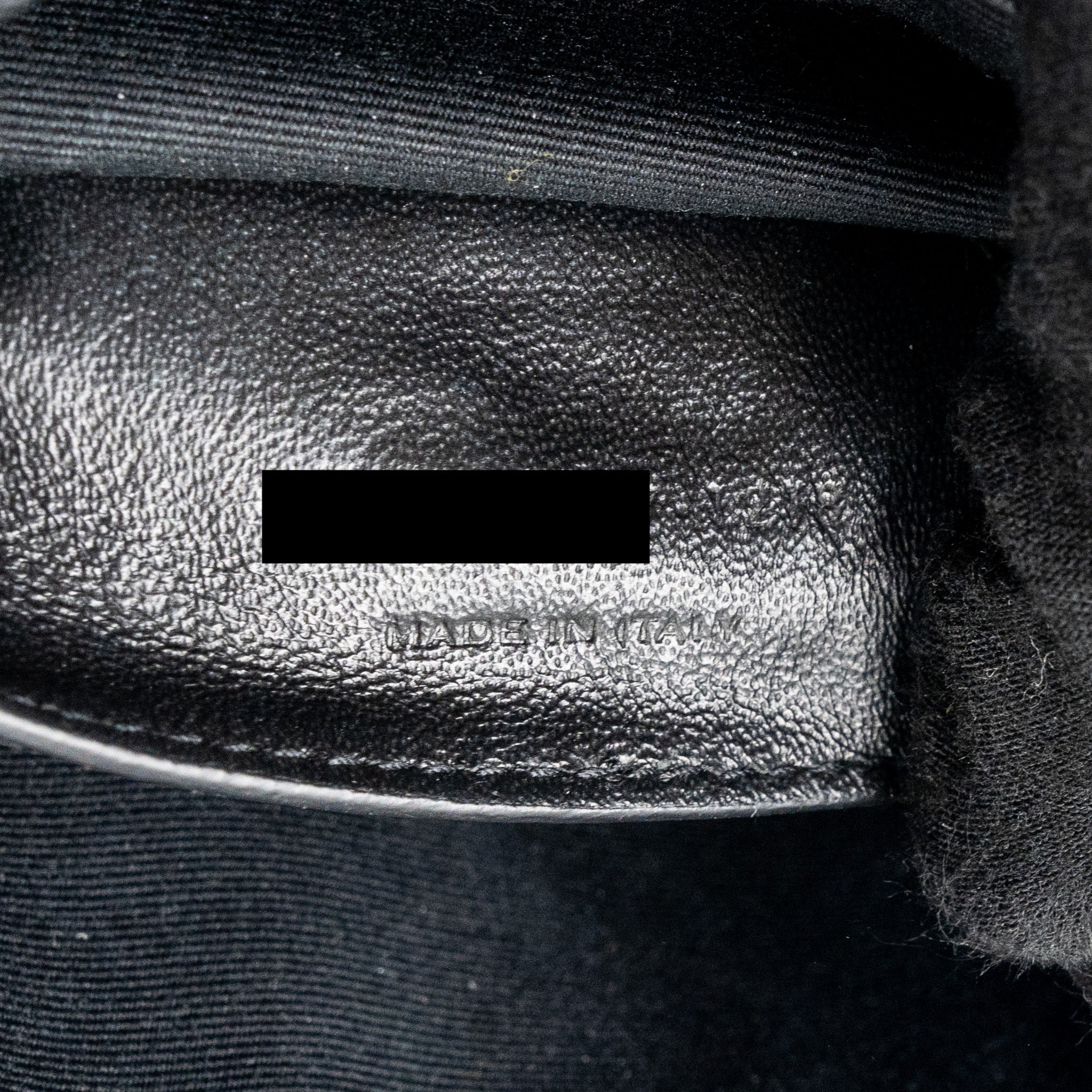 SAINT LAURENT BABY NIKI LEATHER BLACK SHW
