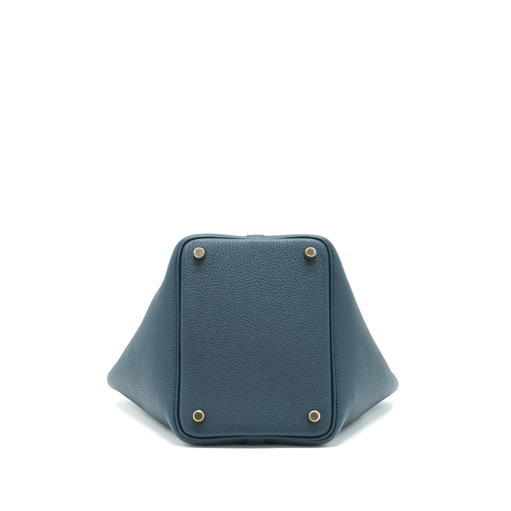 HERMES PICOTIN 18 LOCK BAG VERT CYPRESS GHW