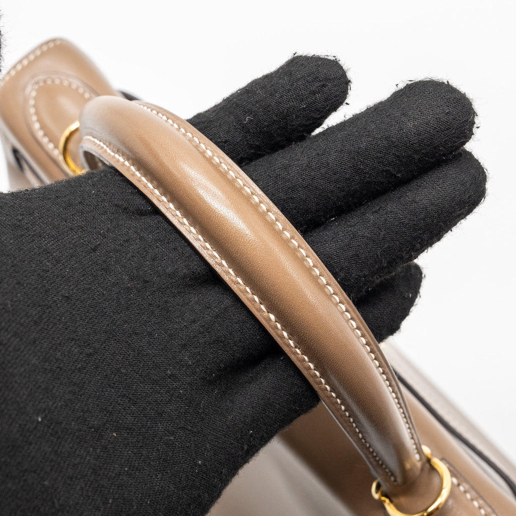 HERMES KELLY 28 TADELAKT ETOUPE GHW