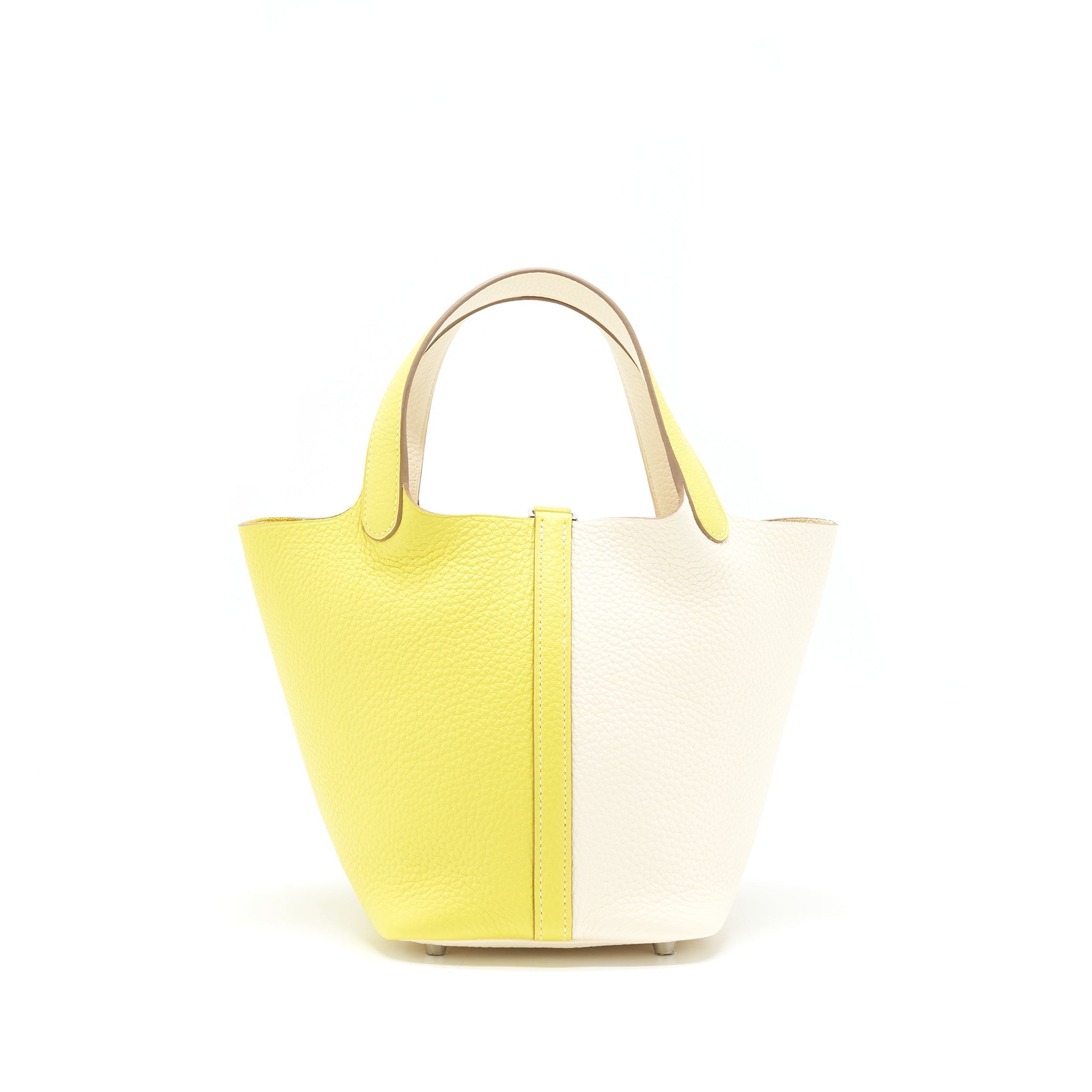 HERMES PICOTIN 18 LOCK BAG LIME/ NATA SHW