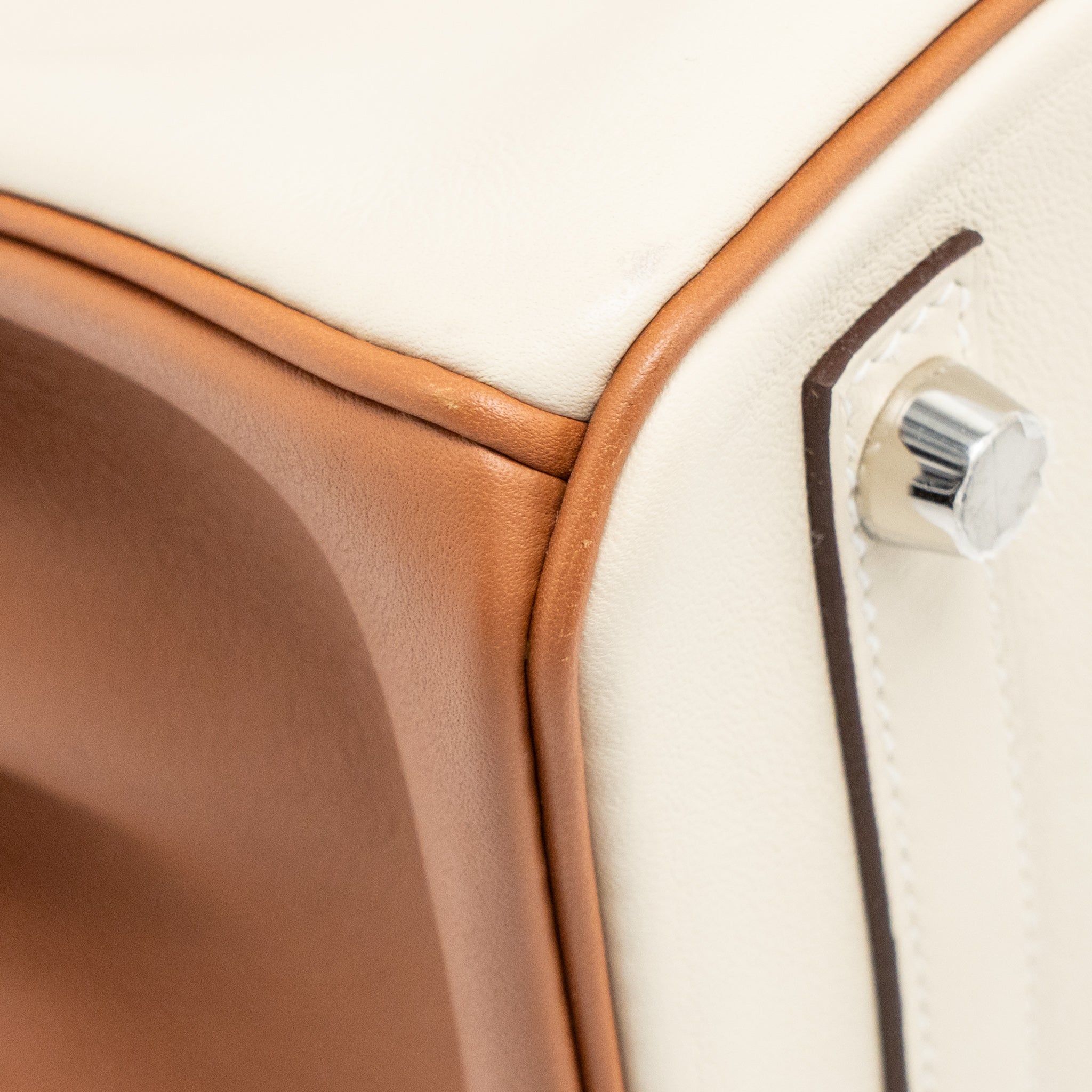 HERMES BIRKIN 25 SPECIAL ORDER SWIFT CRAIE / GOLD BRUSHED SHW