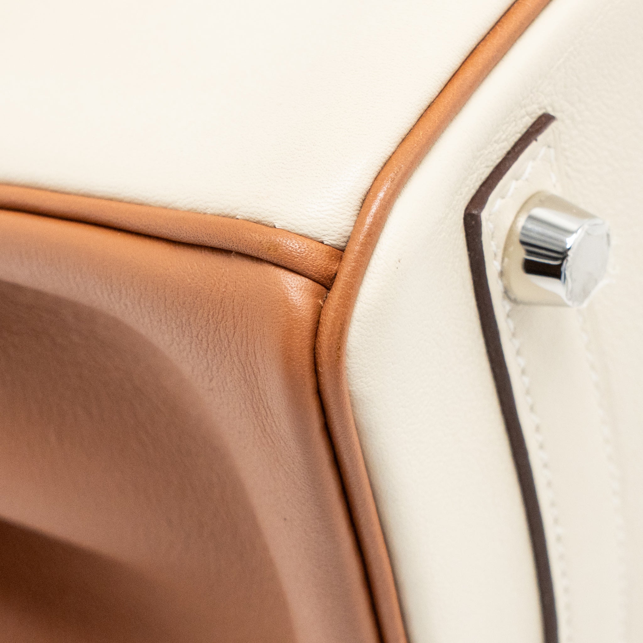 HERMES BIRKIN 25 SPECIAL ORDER SWIFT CRAIE / GOLD BRUSHED SHW